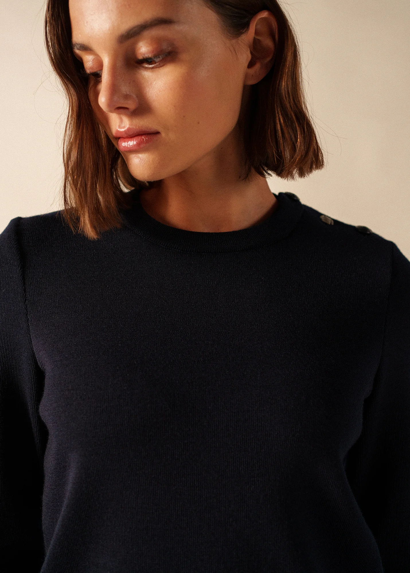 Brégançon Normandie jumper (NAVY/MULTICO) - Image 4