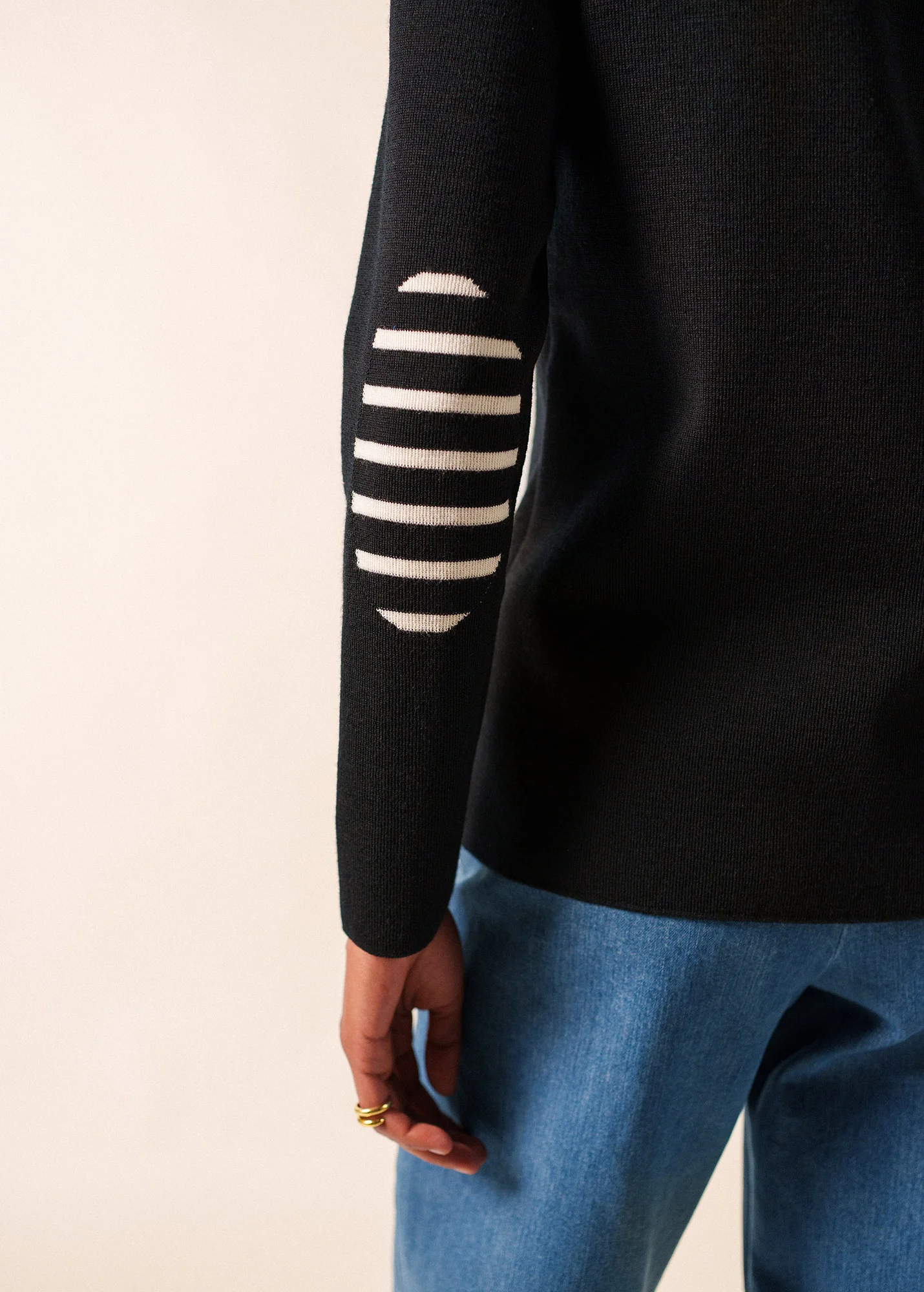 Brégançon sailor jumper (NOIR) - Image 6