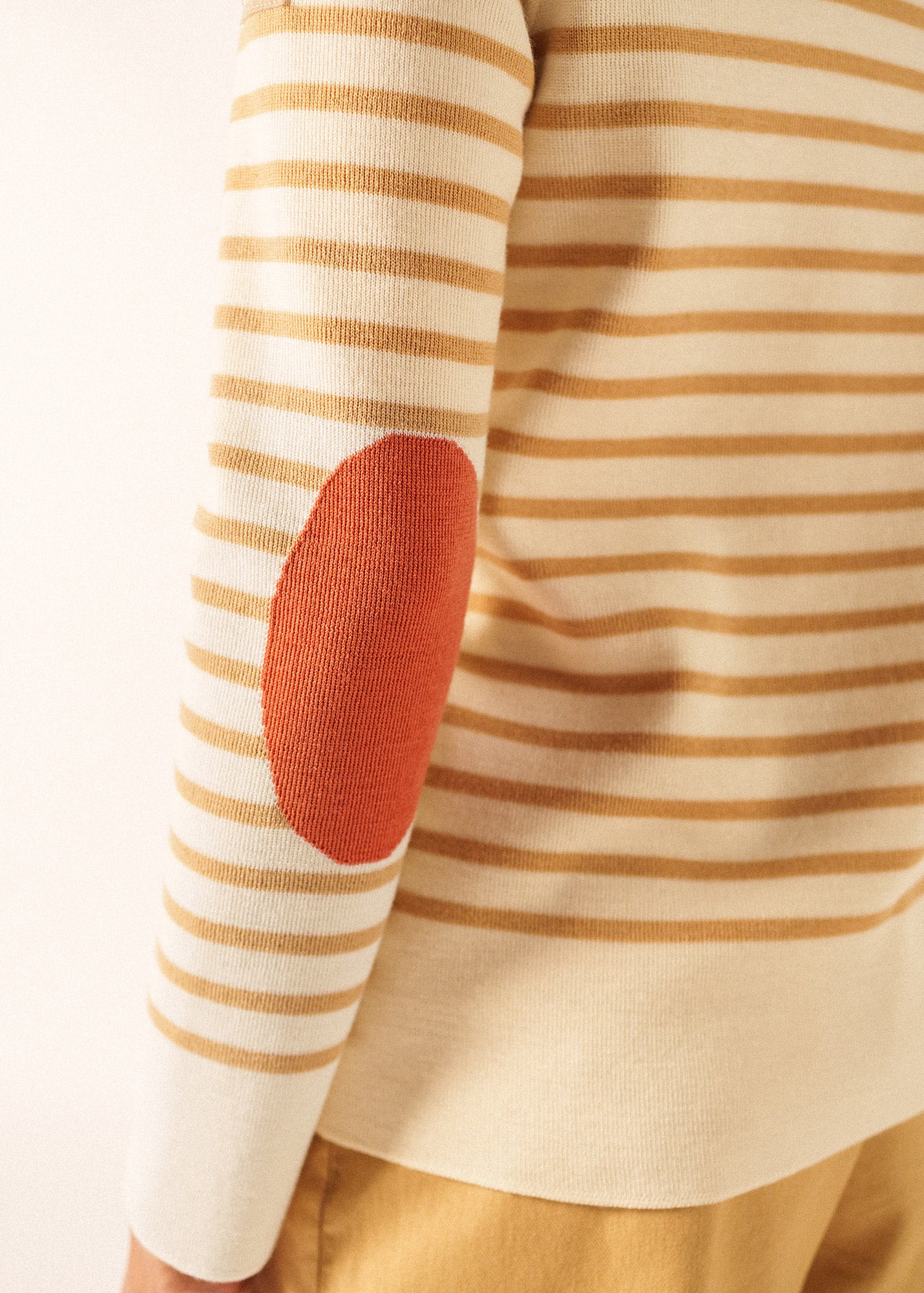 Brégançon Pop sailor jumper (BLANC/TOILE/ARGILE) - Image 5