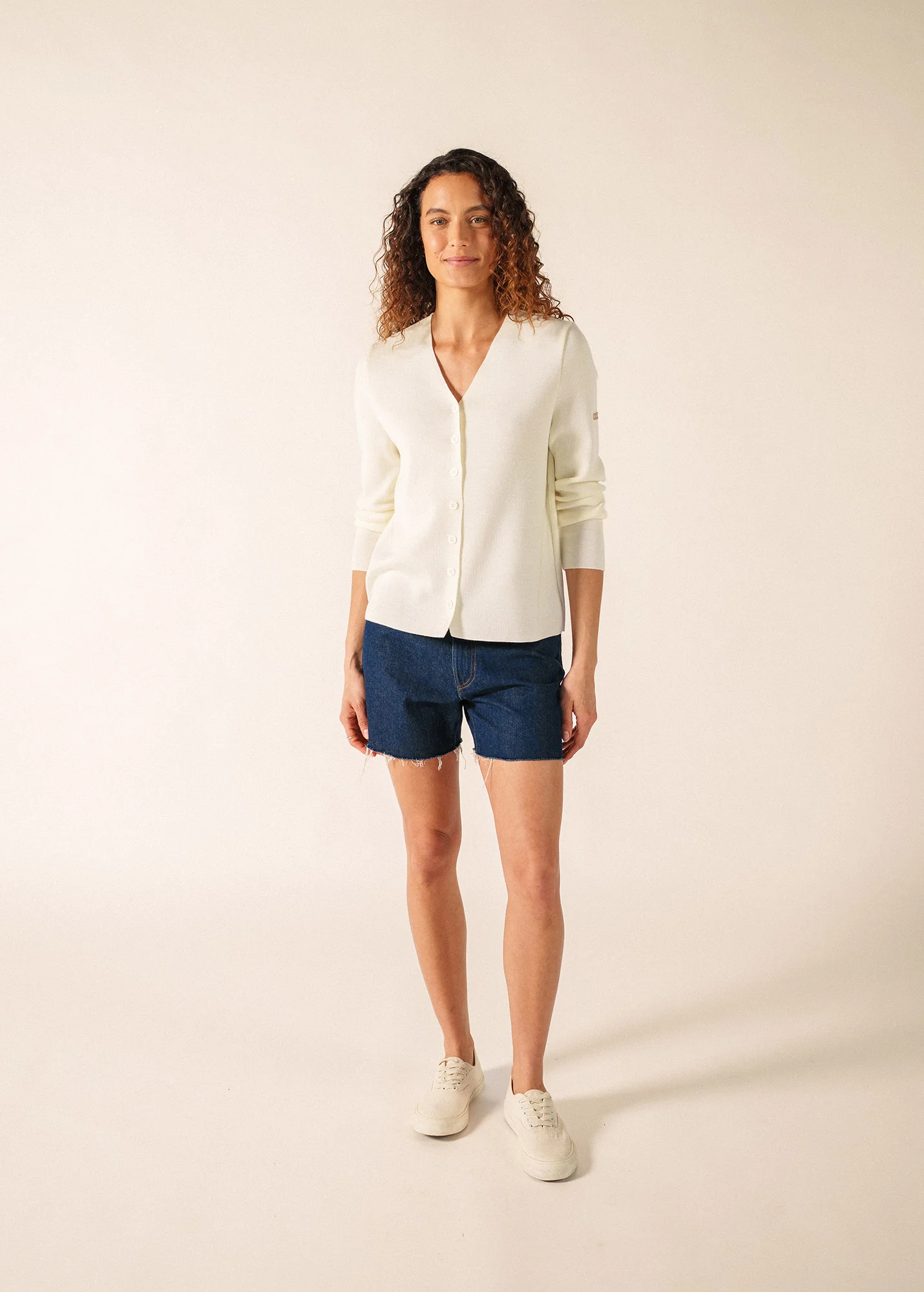 Brévands cardigan (BLANC)
