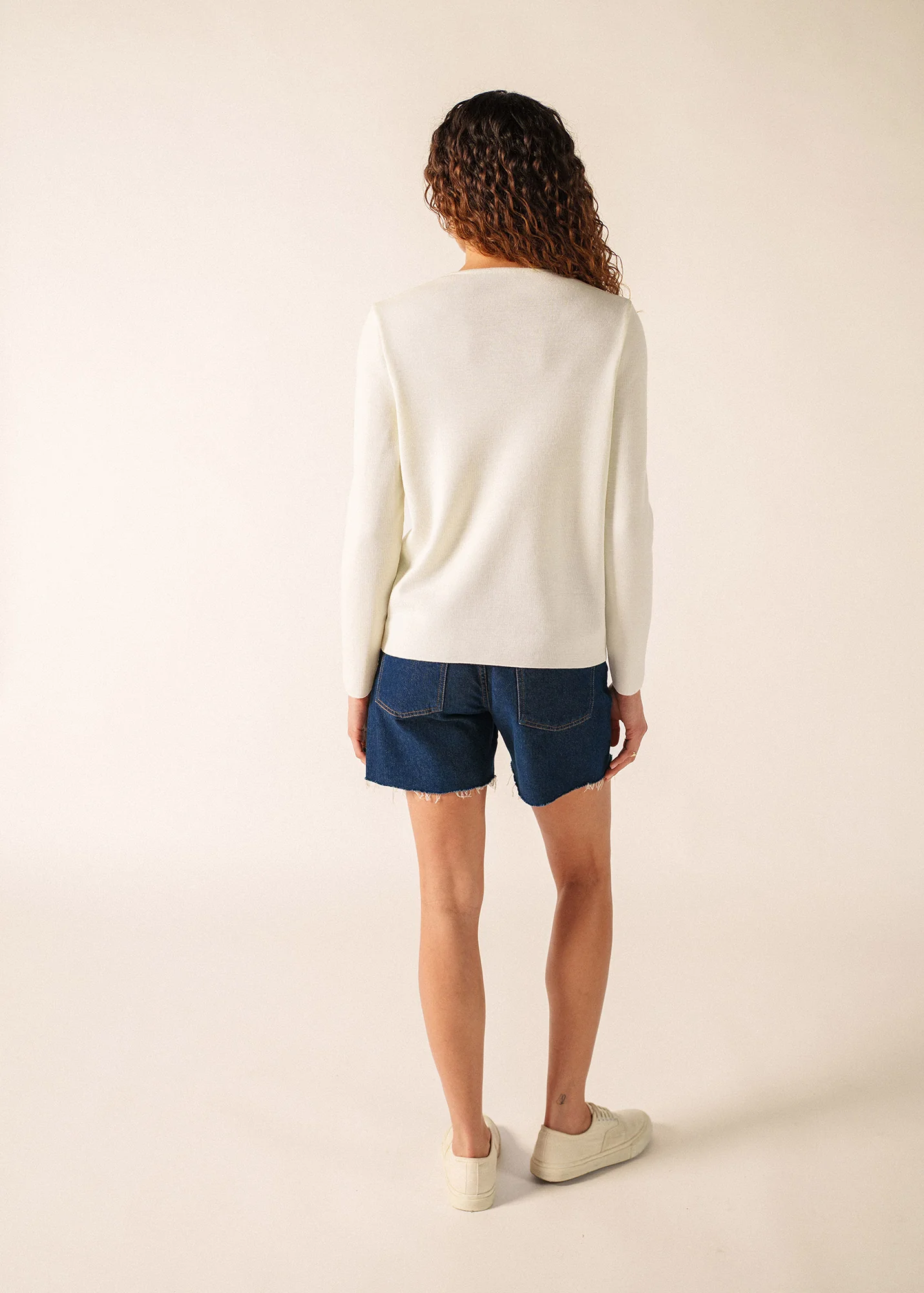 Brévands cardigan (BLANC) - Image 2
