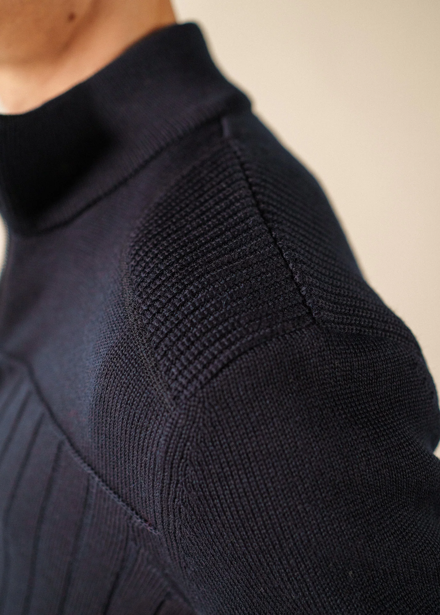 Calypso Réédit cardigan (NAVY/BLANC) - Image 4