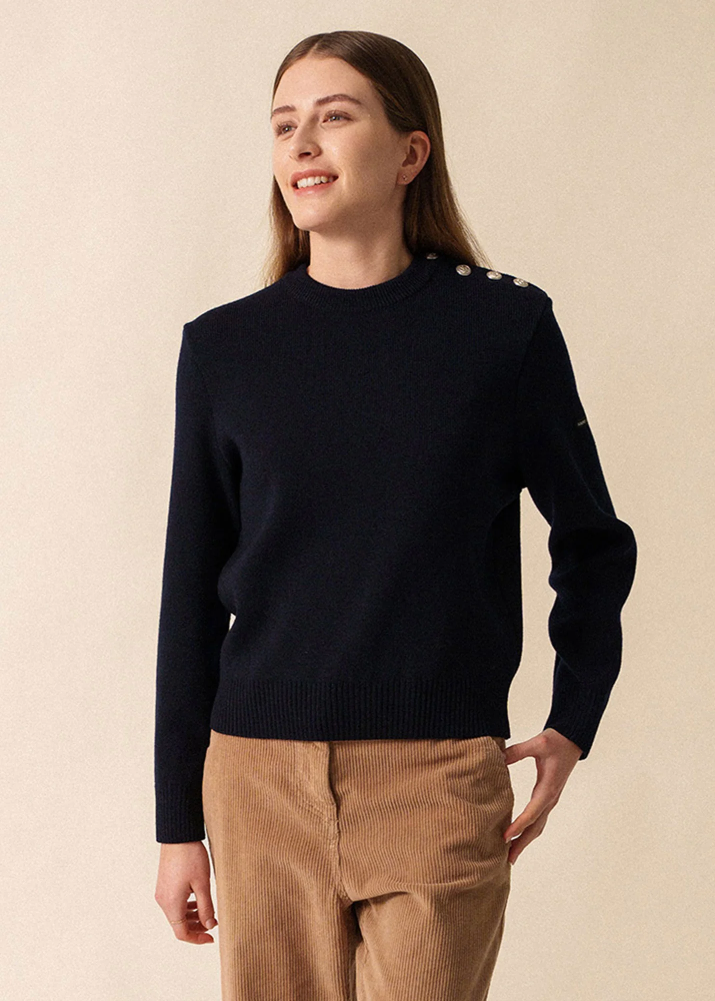 Cancale sailor jumper (NAVY) - Image 3