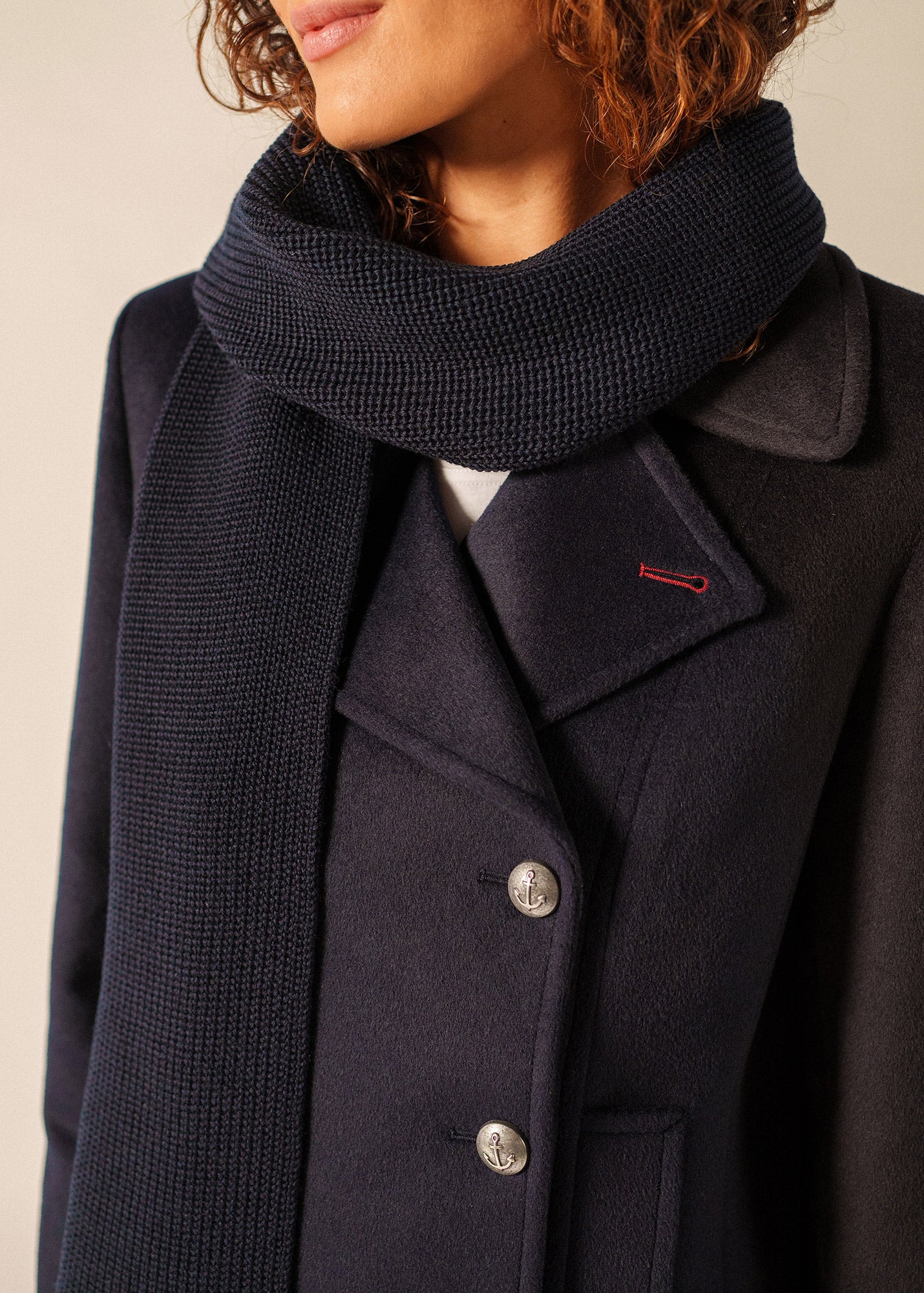 Canoe scarf (NAVY) - Image 2
