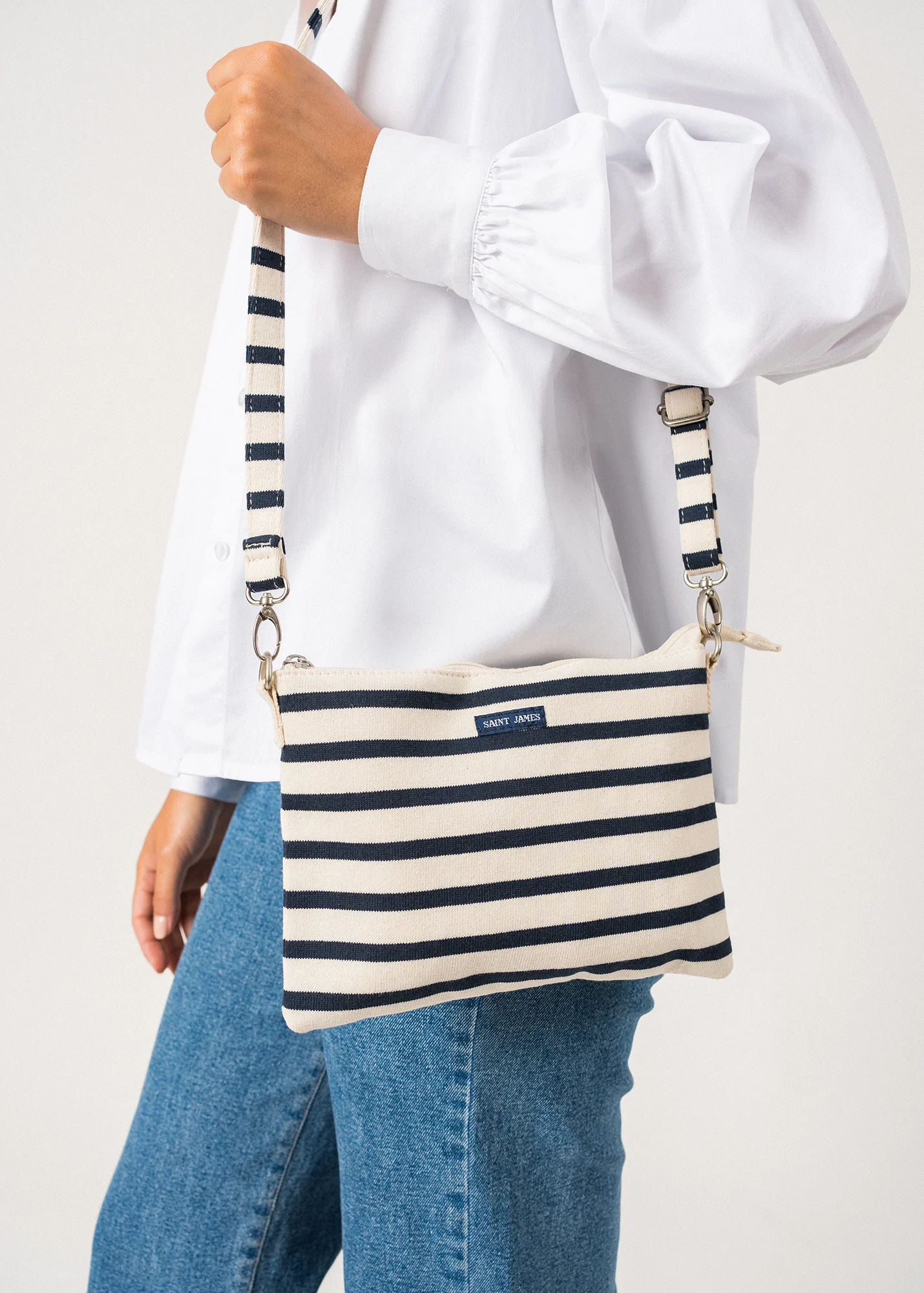 Méridien pouch (ECRU/MARINE)