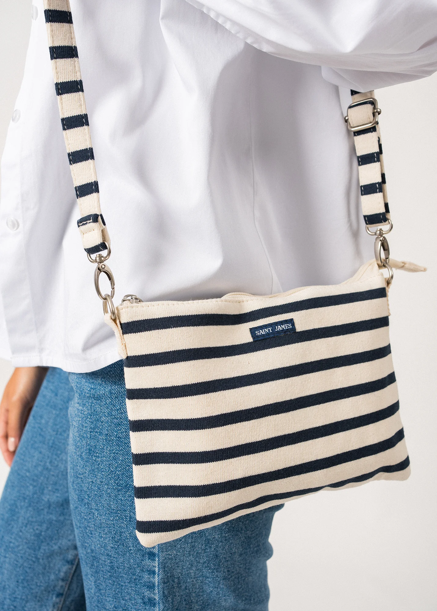 Méridien pouch (ECRU/MARINE) - Image 2