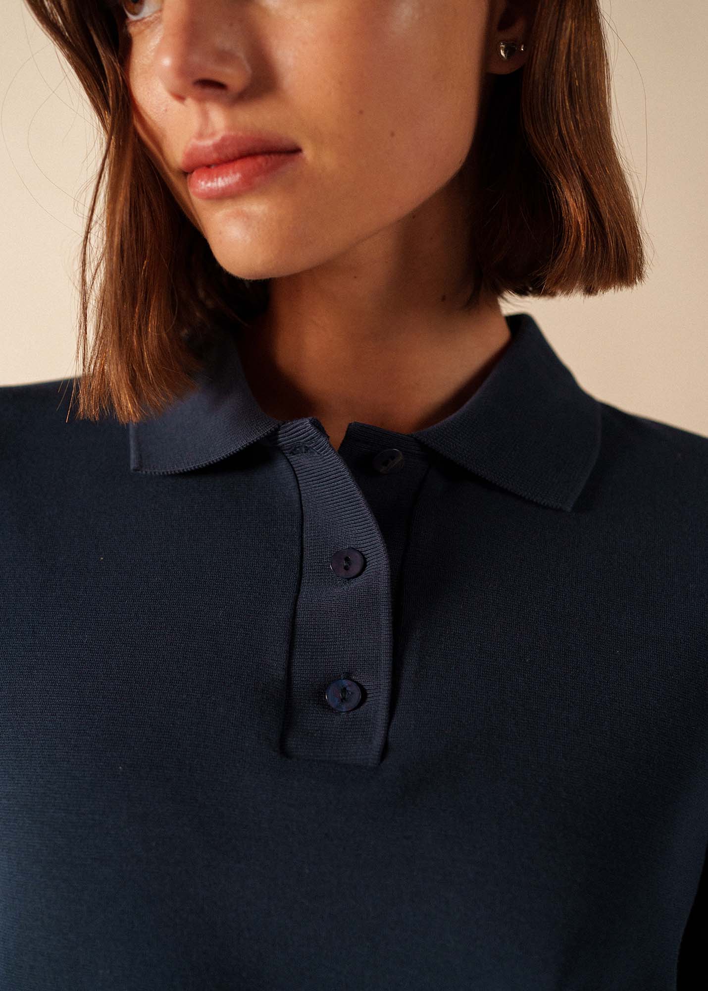 Carola Polo Shirt (MARINE) - Image 4