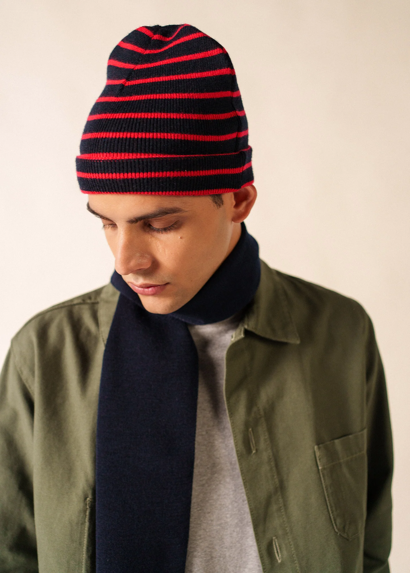 Cartier hat (NAVY/TULIPE)