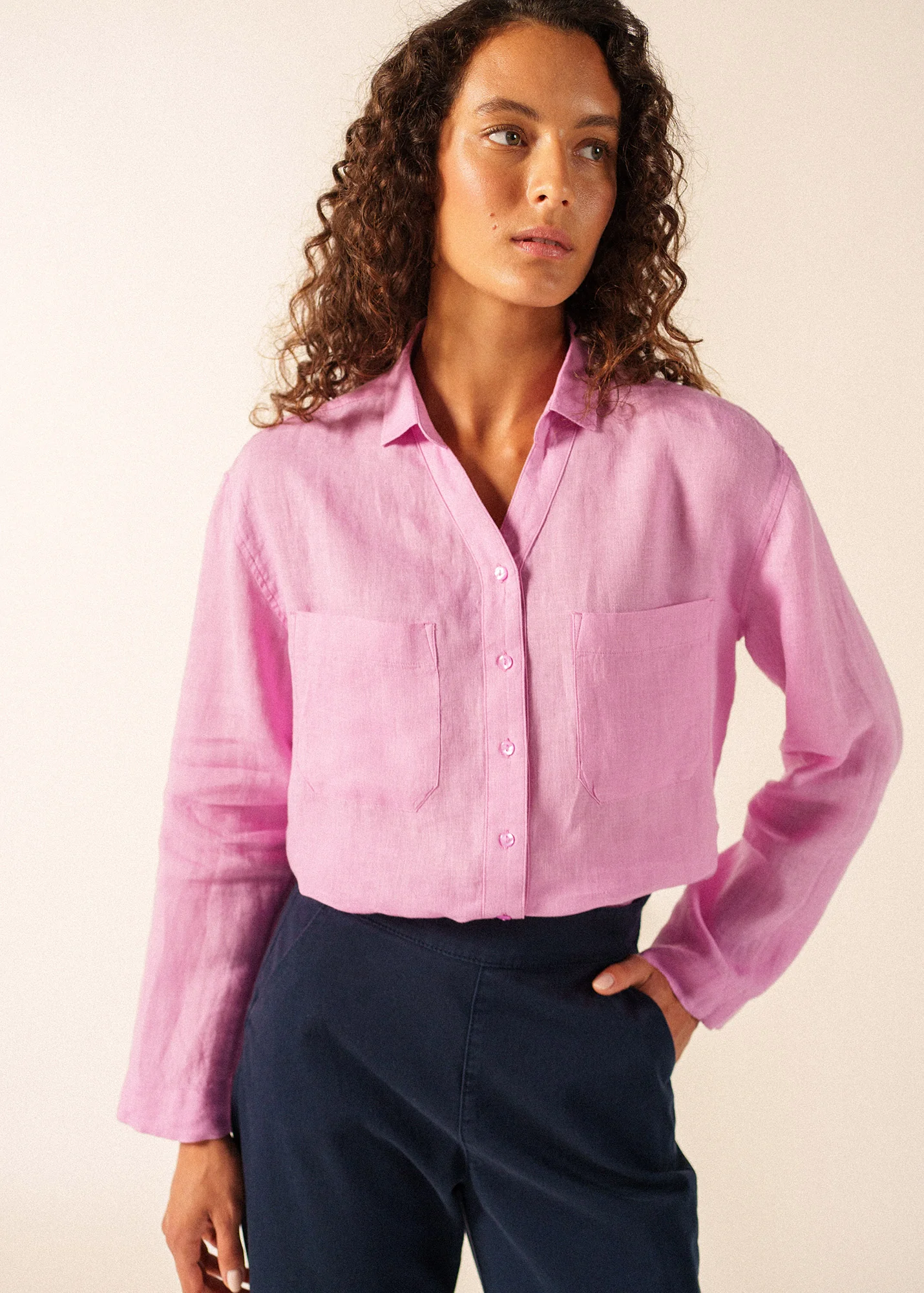Charlène shirt (NACRE) - Image 3