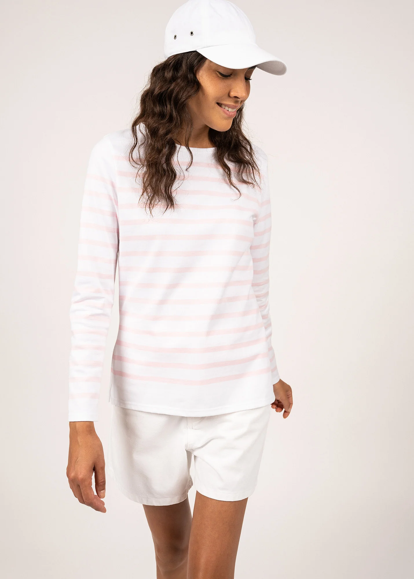 Classic cap - in cotton canvas (BLANC) - Image 2