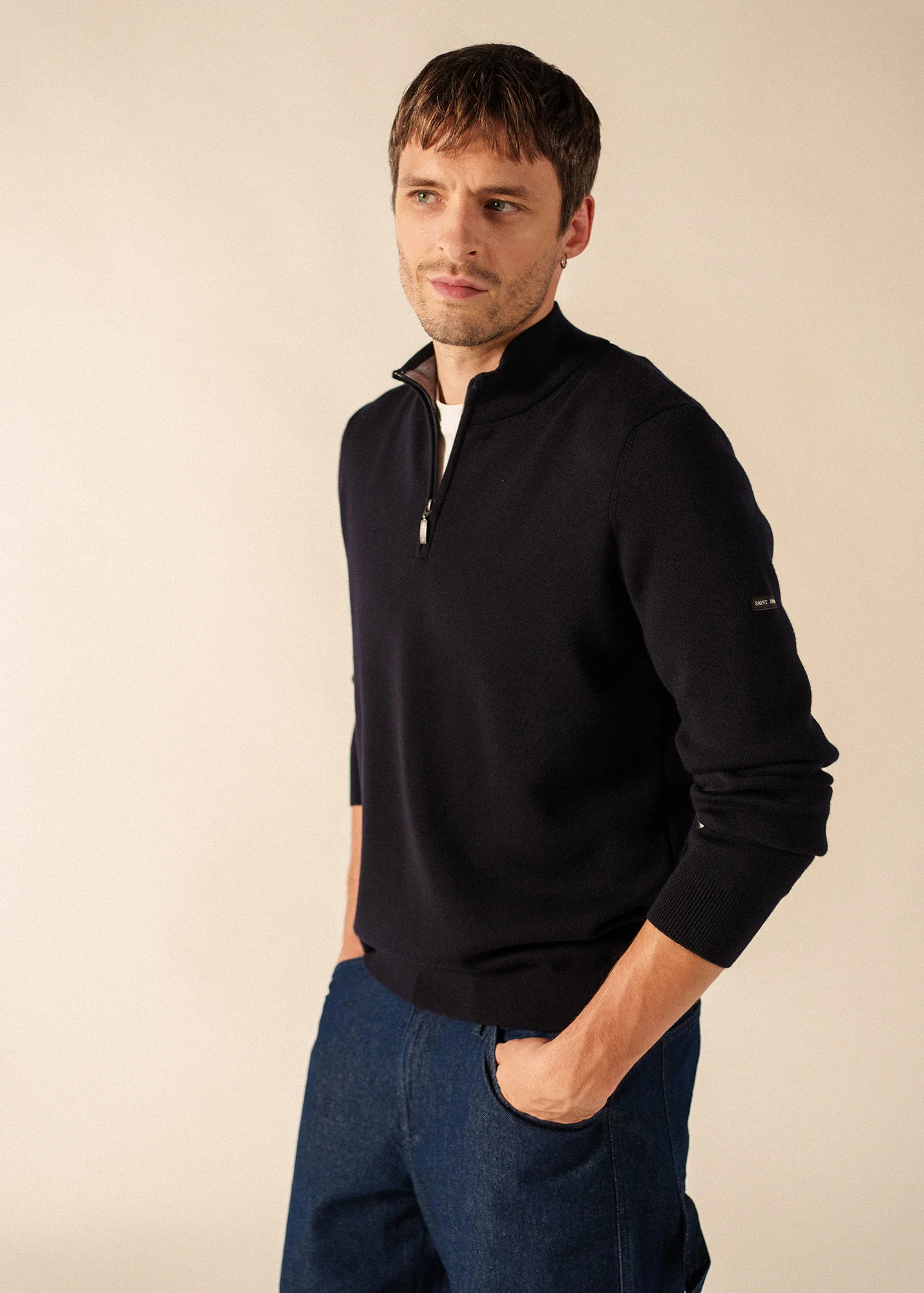 Crossley jumper (NAVY/GRIS) - Image 3