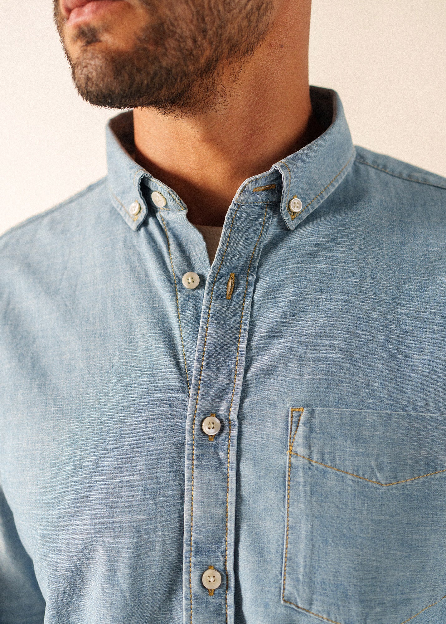 Donovan Shirt (CHAMBRAY) - Image 4