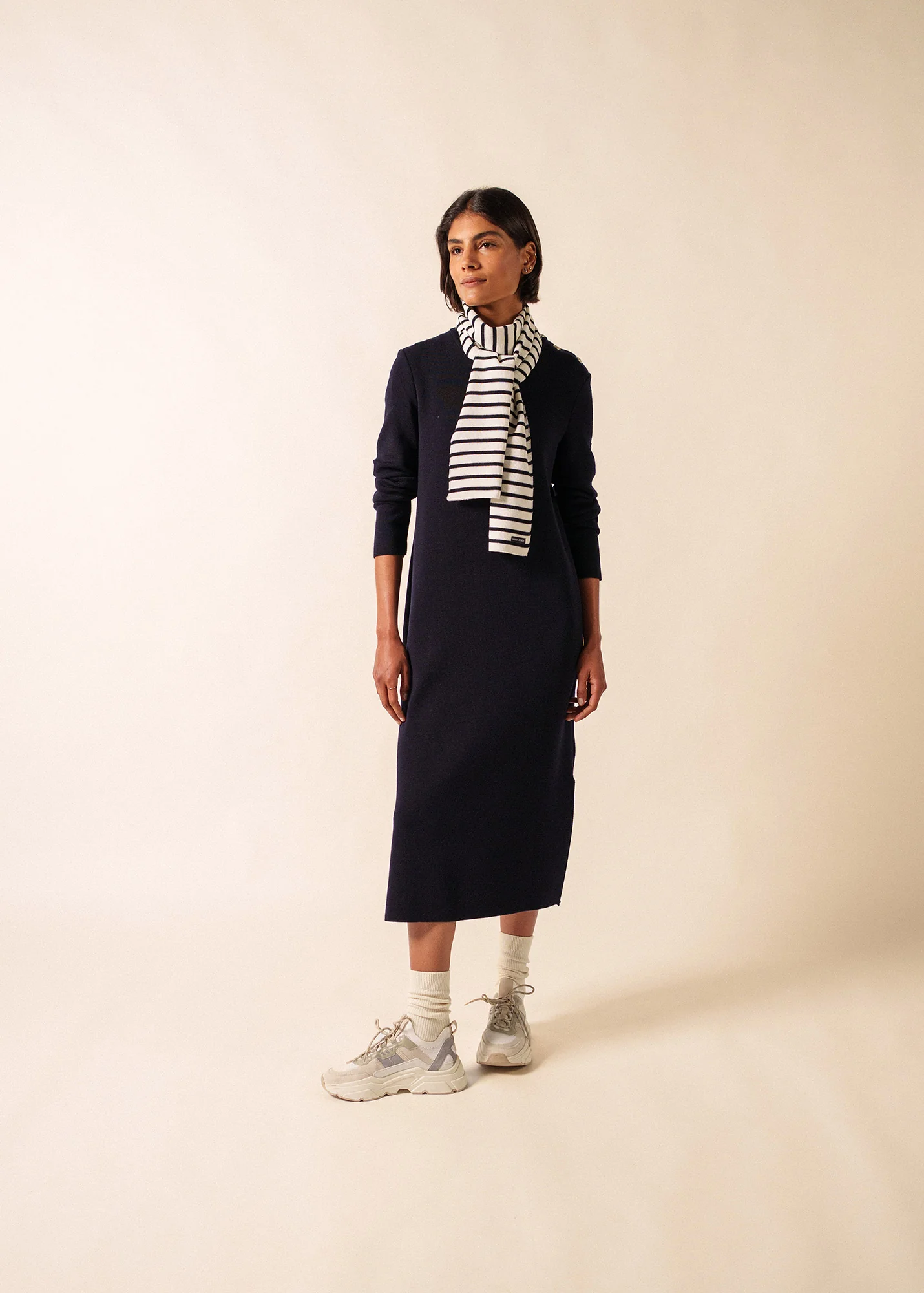 Duguay scarf (ECUME/NAVY) - Image 5