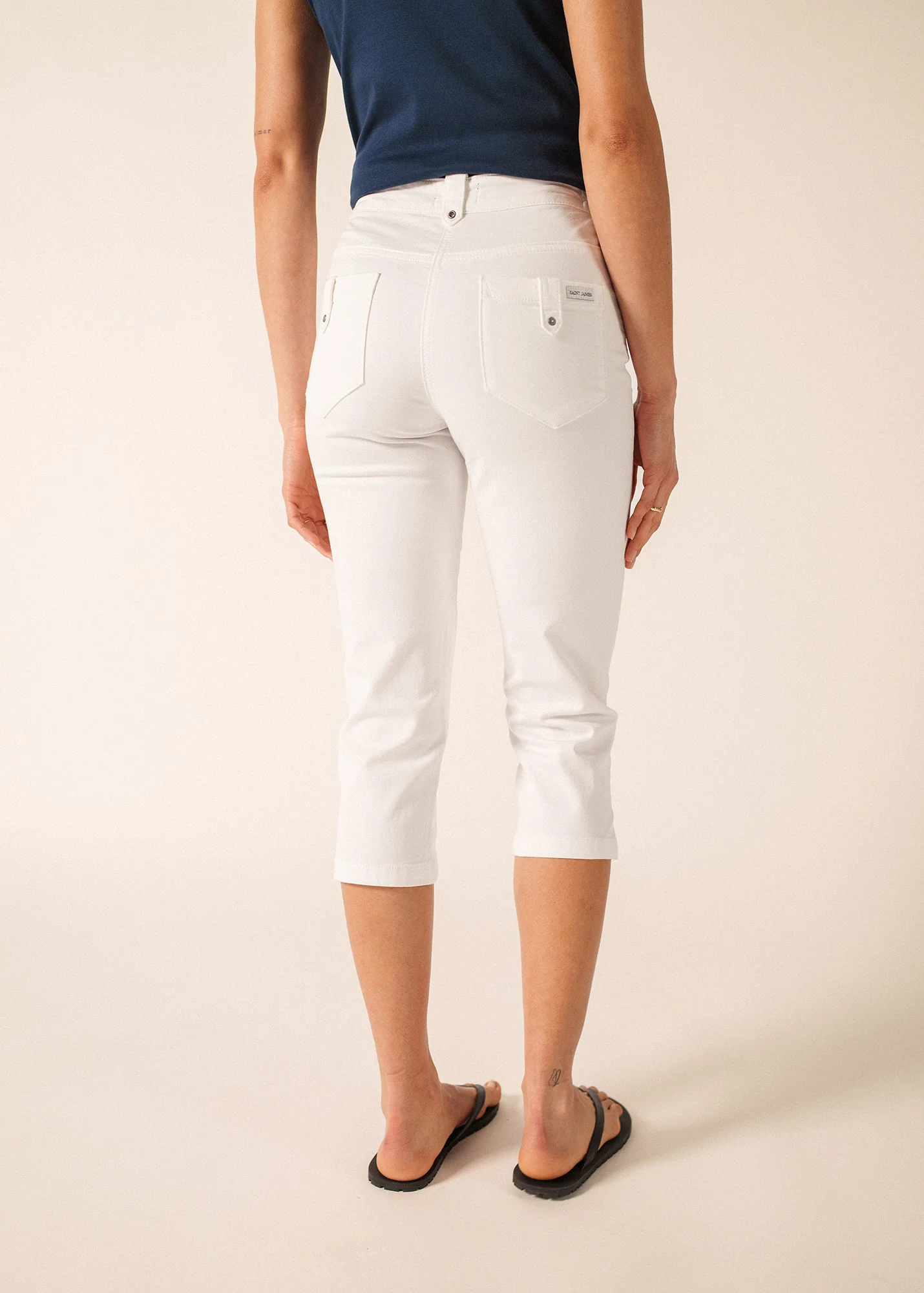 Elodie Capri pants (BLANC) - Image 2