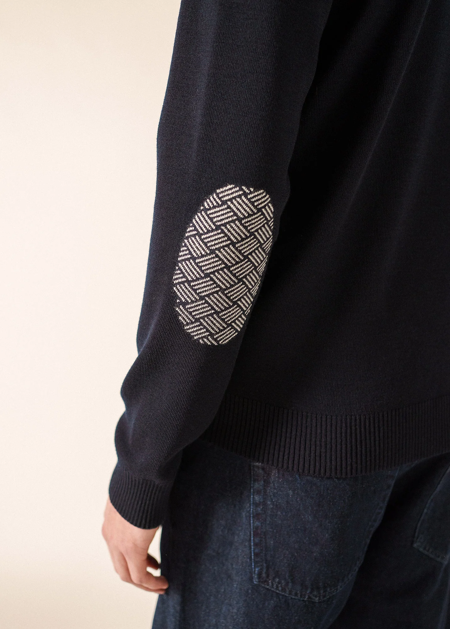 Equipage cardigan (NAVY/ECUME) - Image 5