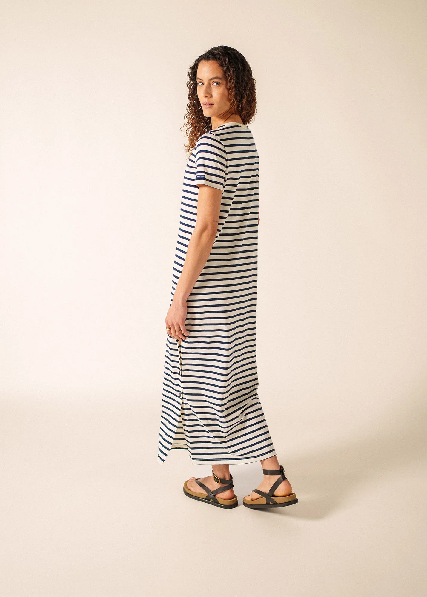 Eze dress (ECRU/MARINE) - Image 5