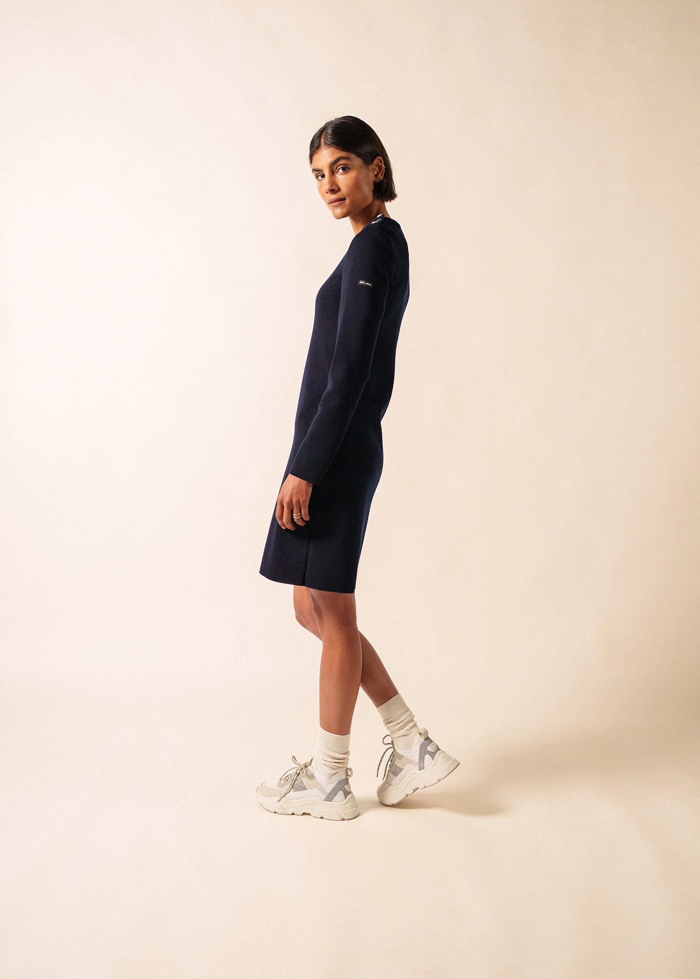 Grande Marée dress (NAVY) - Image 2