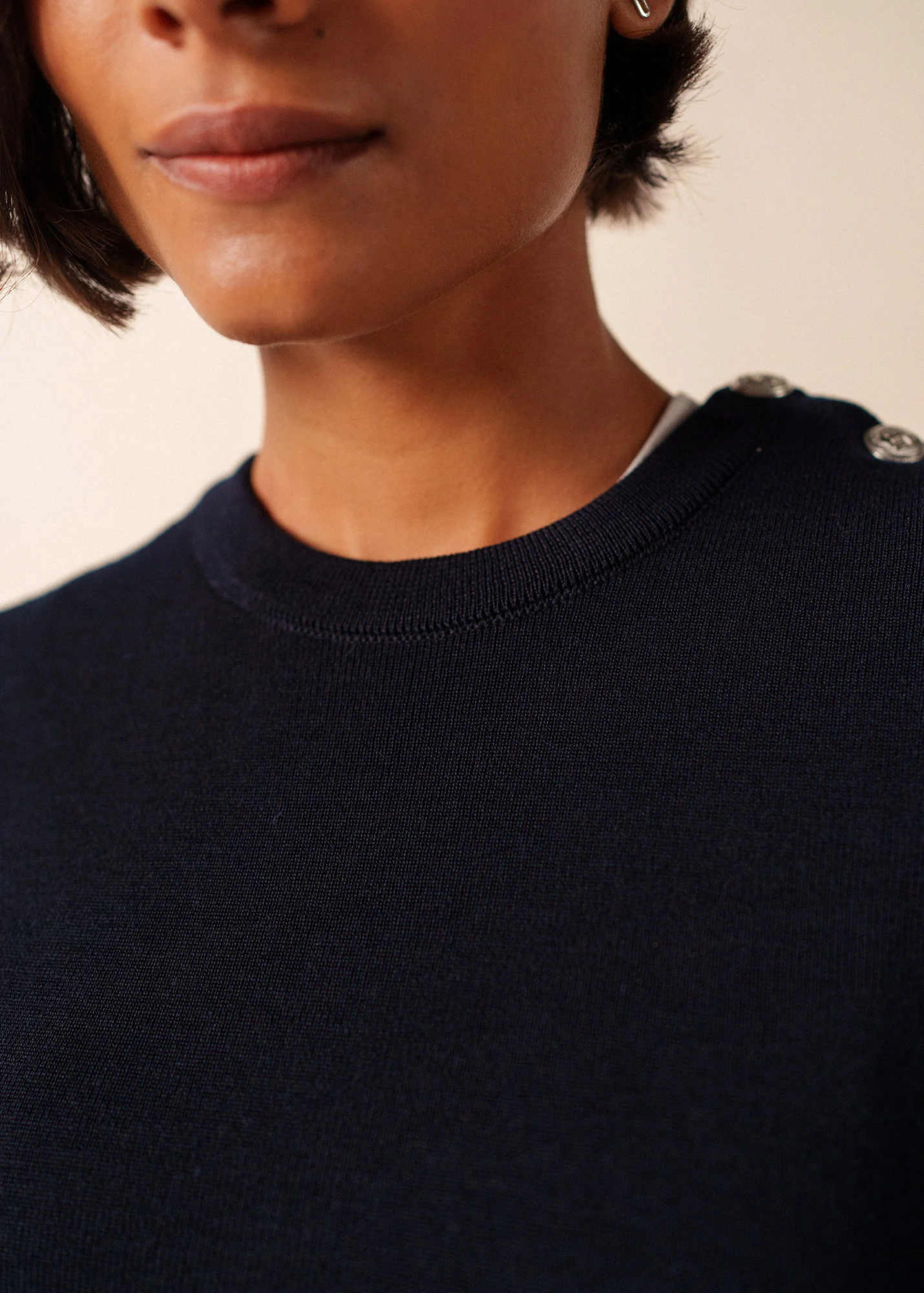 Grande Marée dress (NAVY) - Image 4