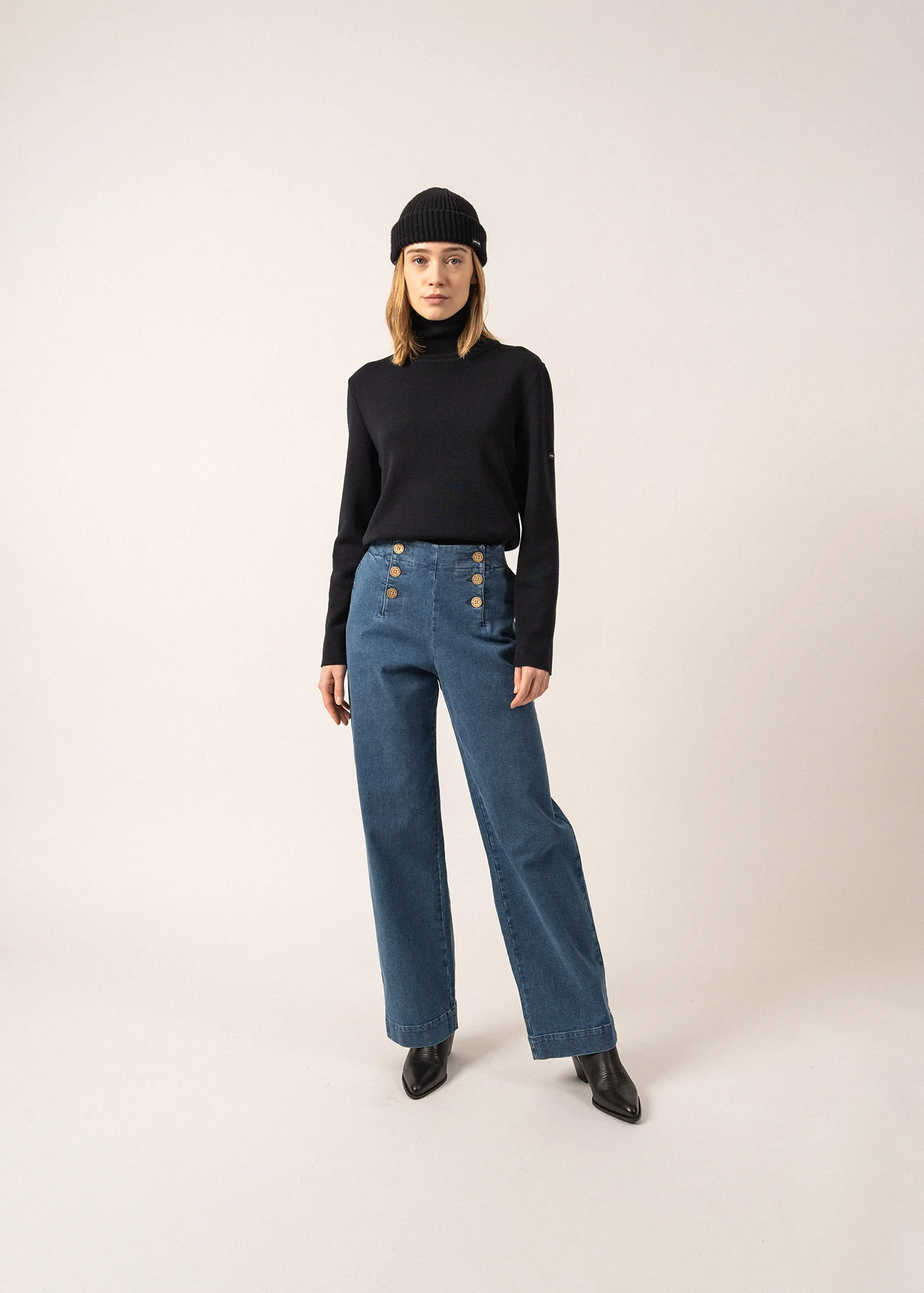 Houat jumper (NAVY) - Image 3
