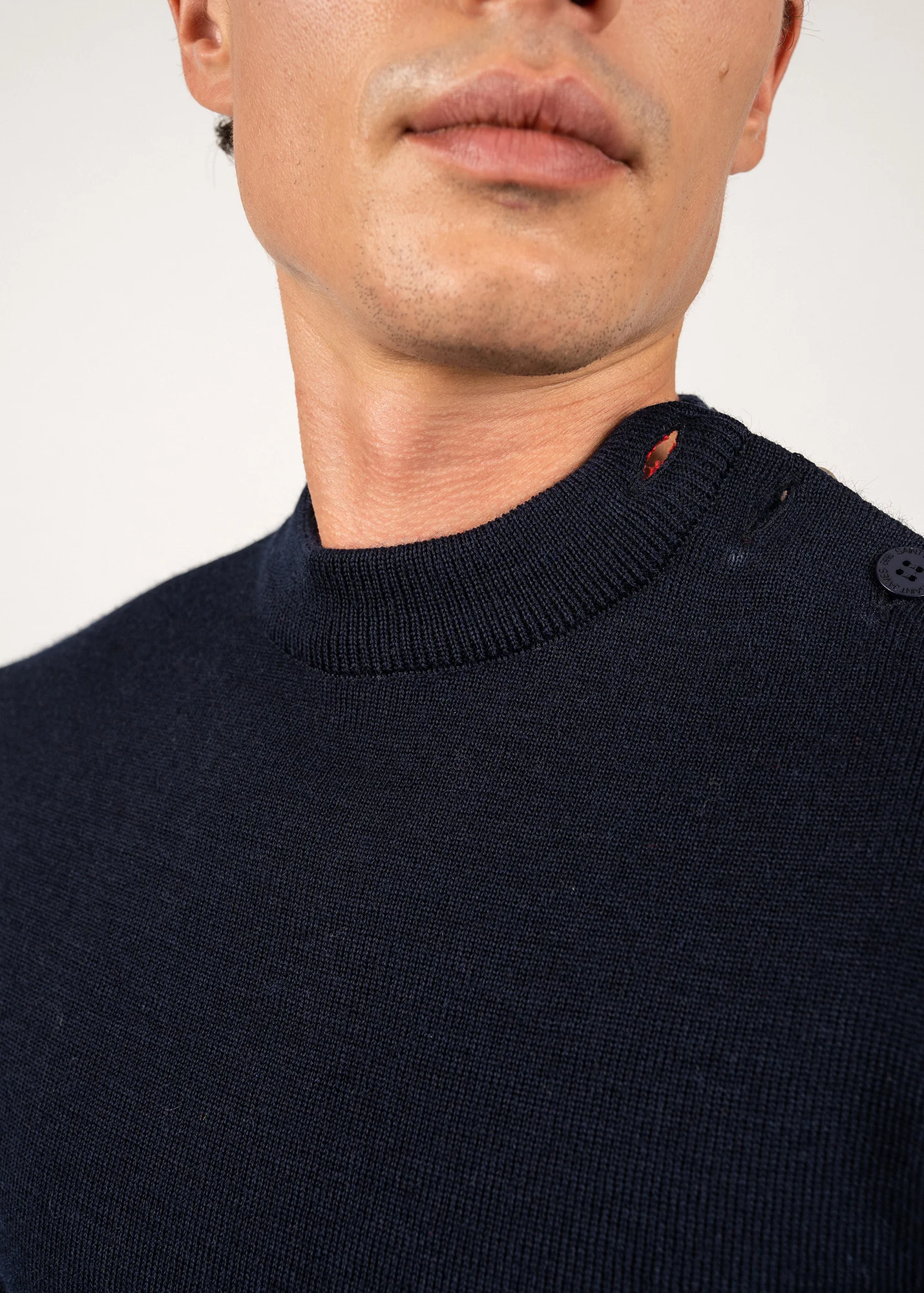 Iconic Matelot jumper with elbow patches - SAINT JAMES x Comédie Française (MARINE) - Image 4