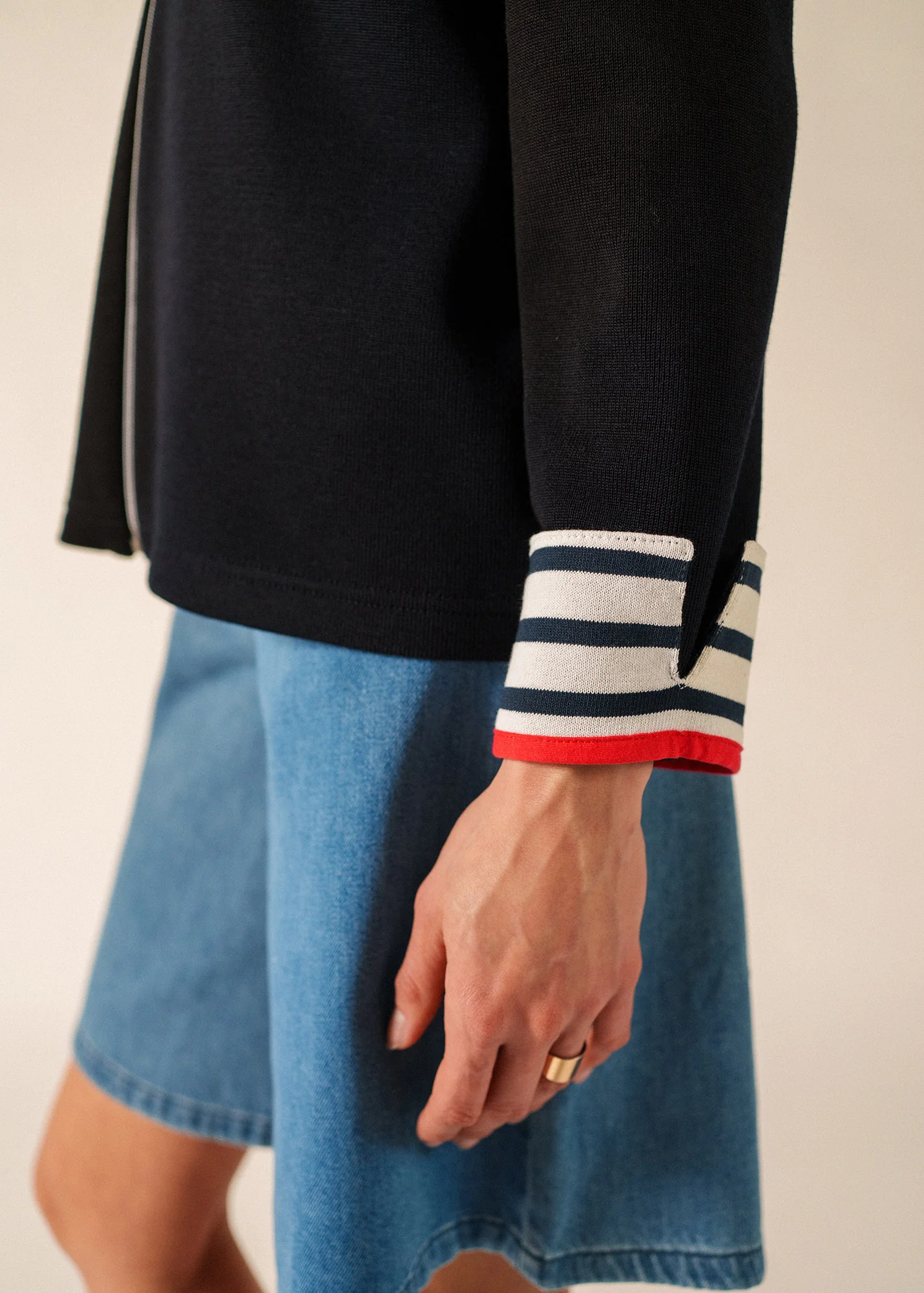 La Rochelle cardigan (NAVY) - Image 5