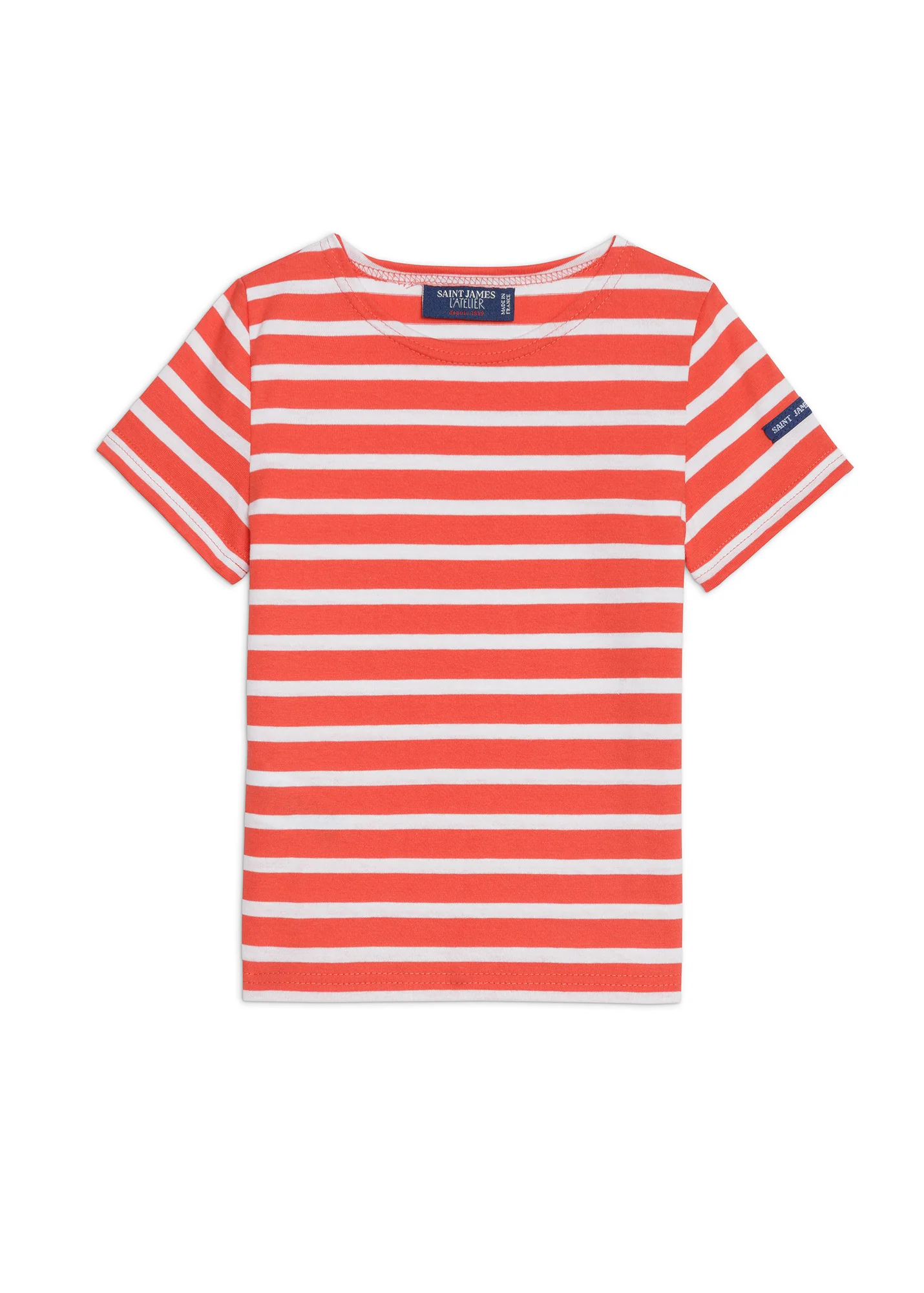Levant kid Breton shirt (PIGMENT/NEIGE)