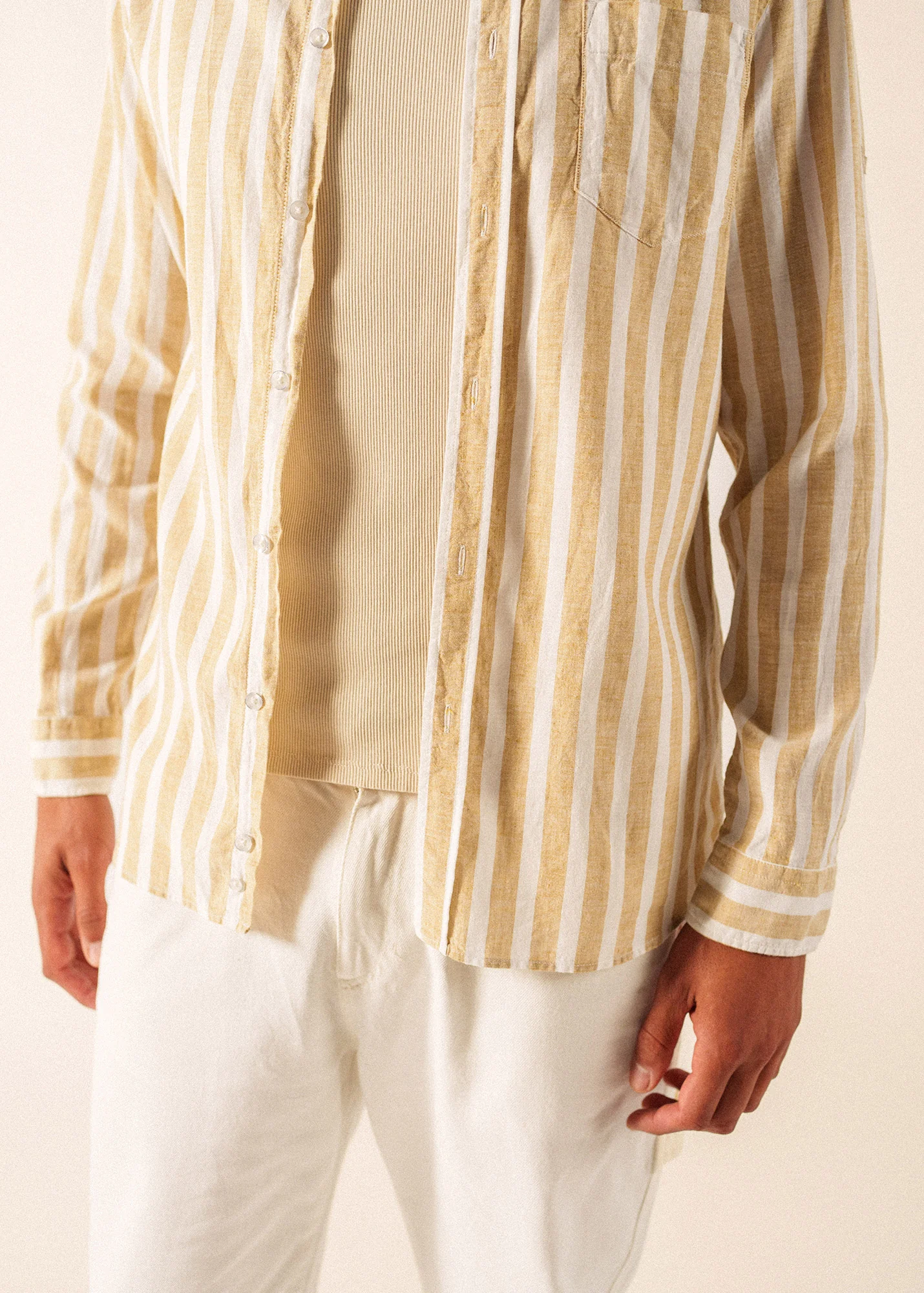 Liam Shirt (BLANC/PLAGE) - Image 5