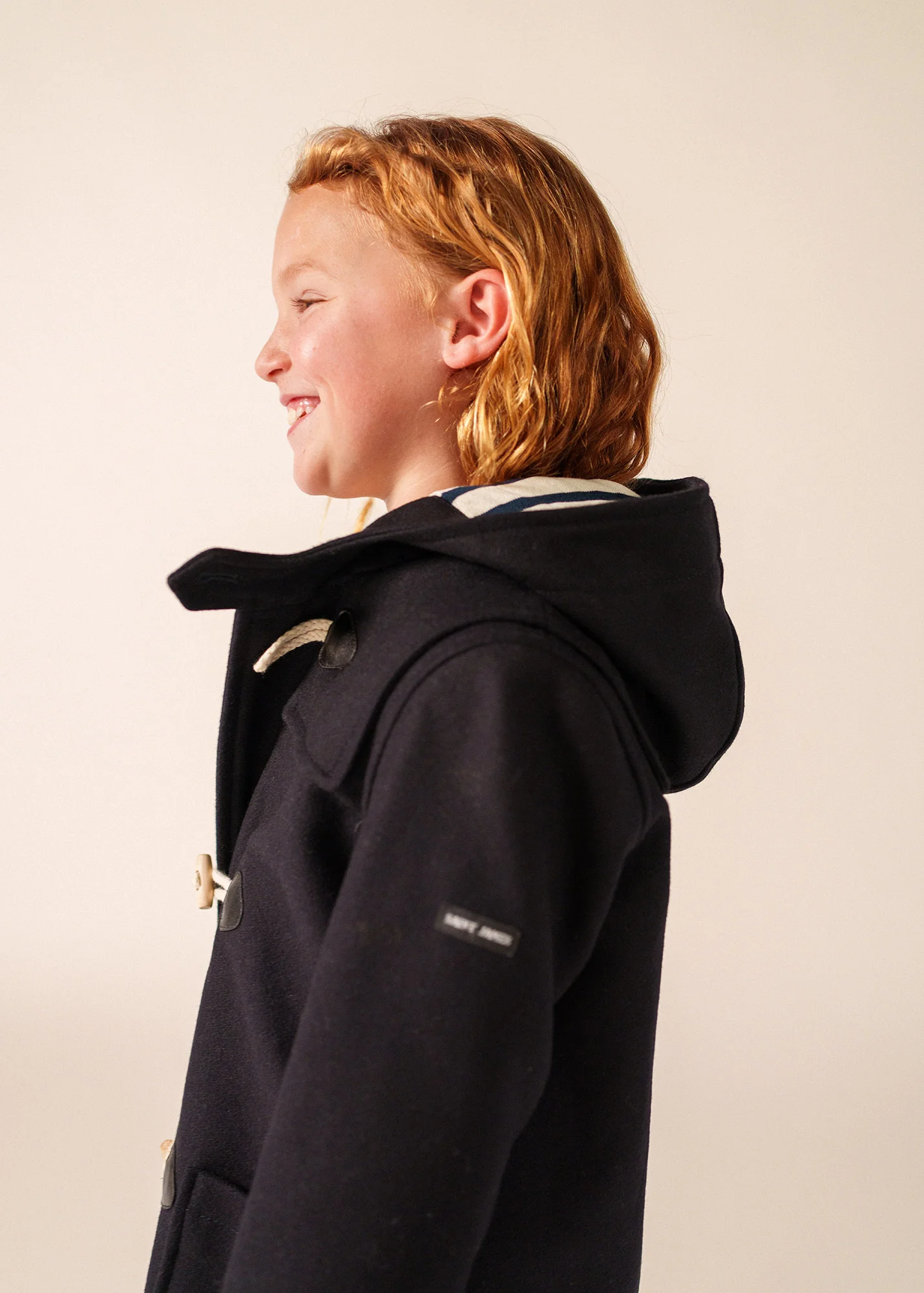 St Malo duffle-coat (NAVY) - Image 4