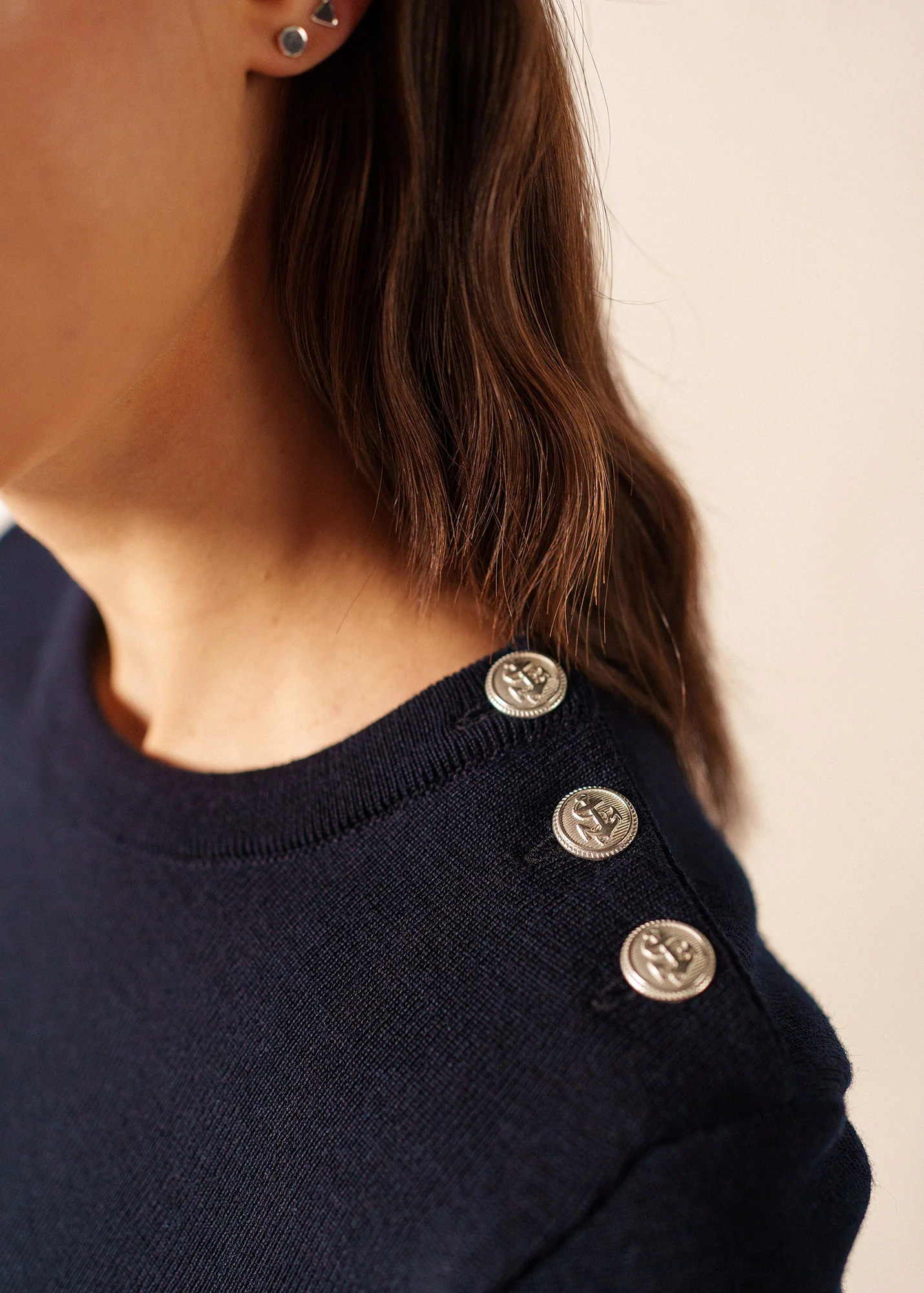 Marée sailor jumper (NAVY) - Image 4
