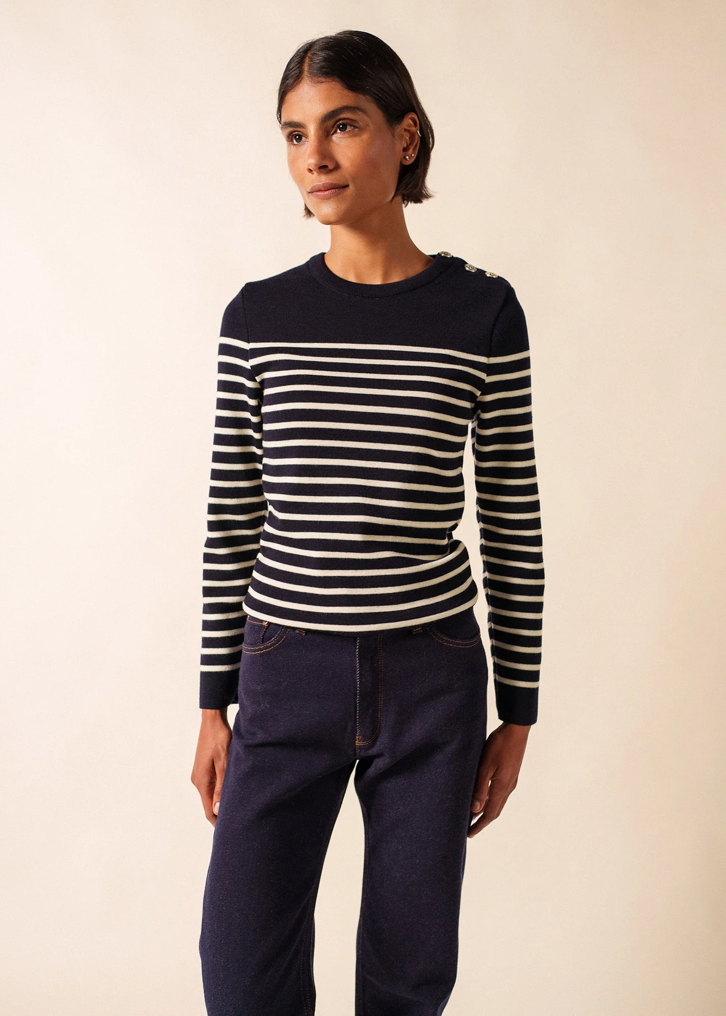 Marée sailor jumper (NAVY/ECUME) - Image 3