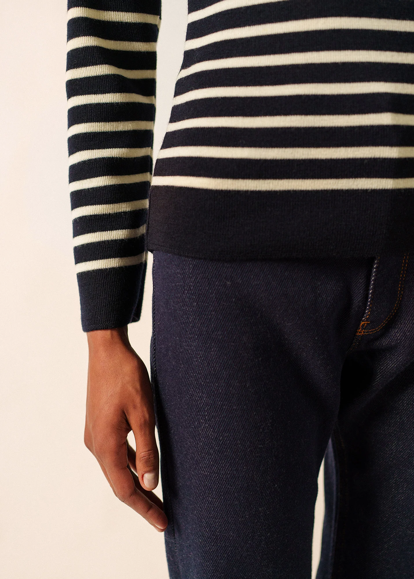 Marée sailor jumper (NAVY/ECUME) - Image 5