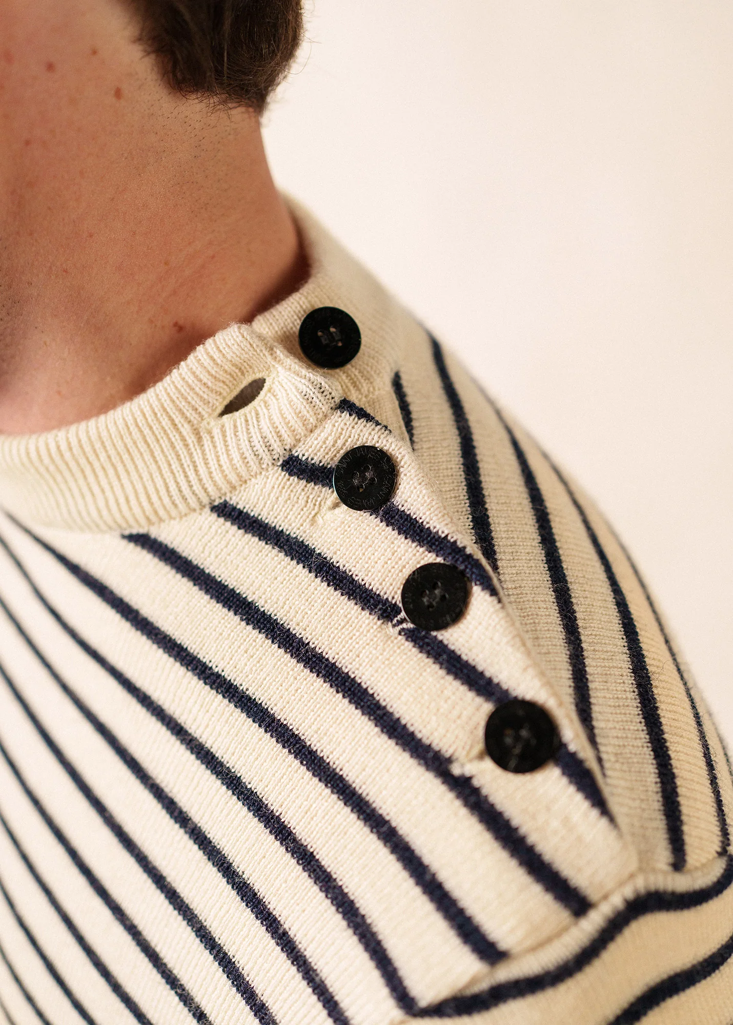 Matelot sailor jumper (ECRU/MARINE) - Image 4