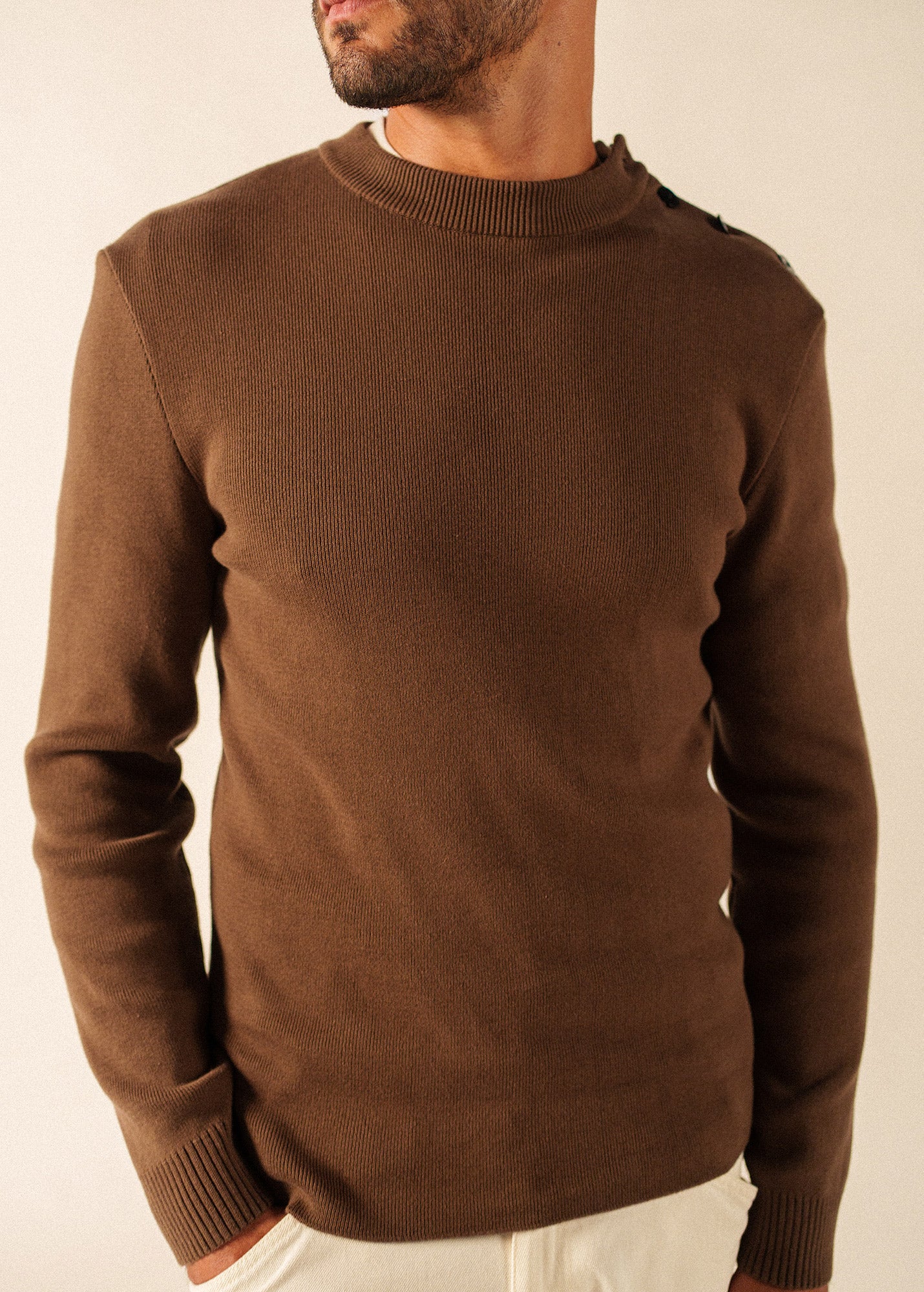 Matelot cotton sailor jumper (EXPRESSO) - Image 4