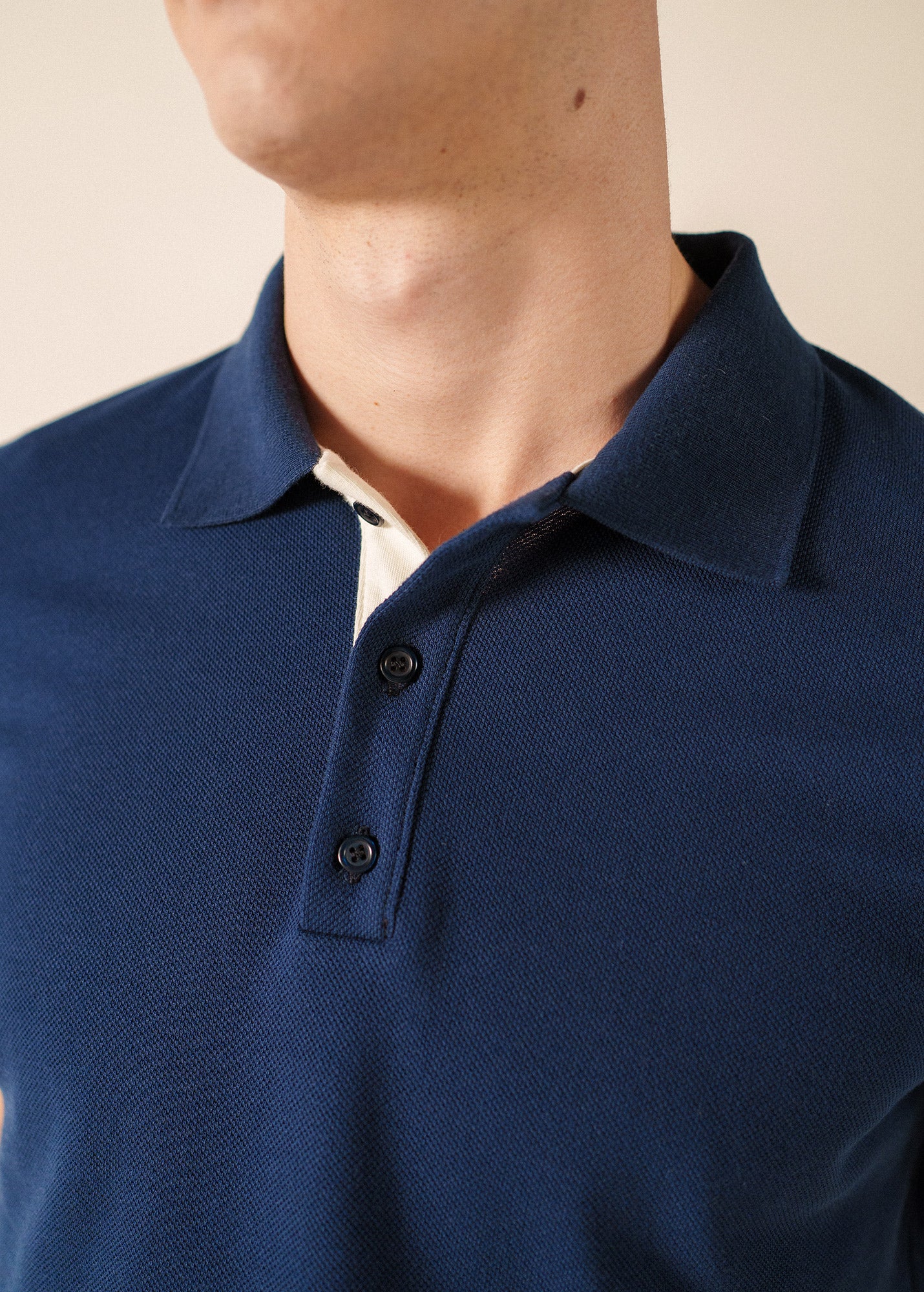Mauny polo shirt (NAVY) - Image 3