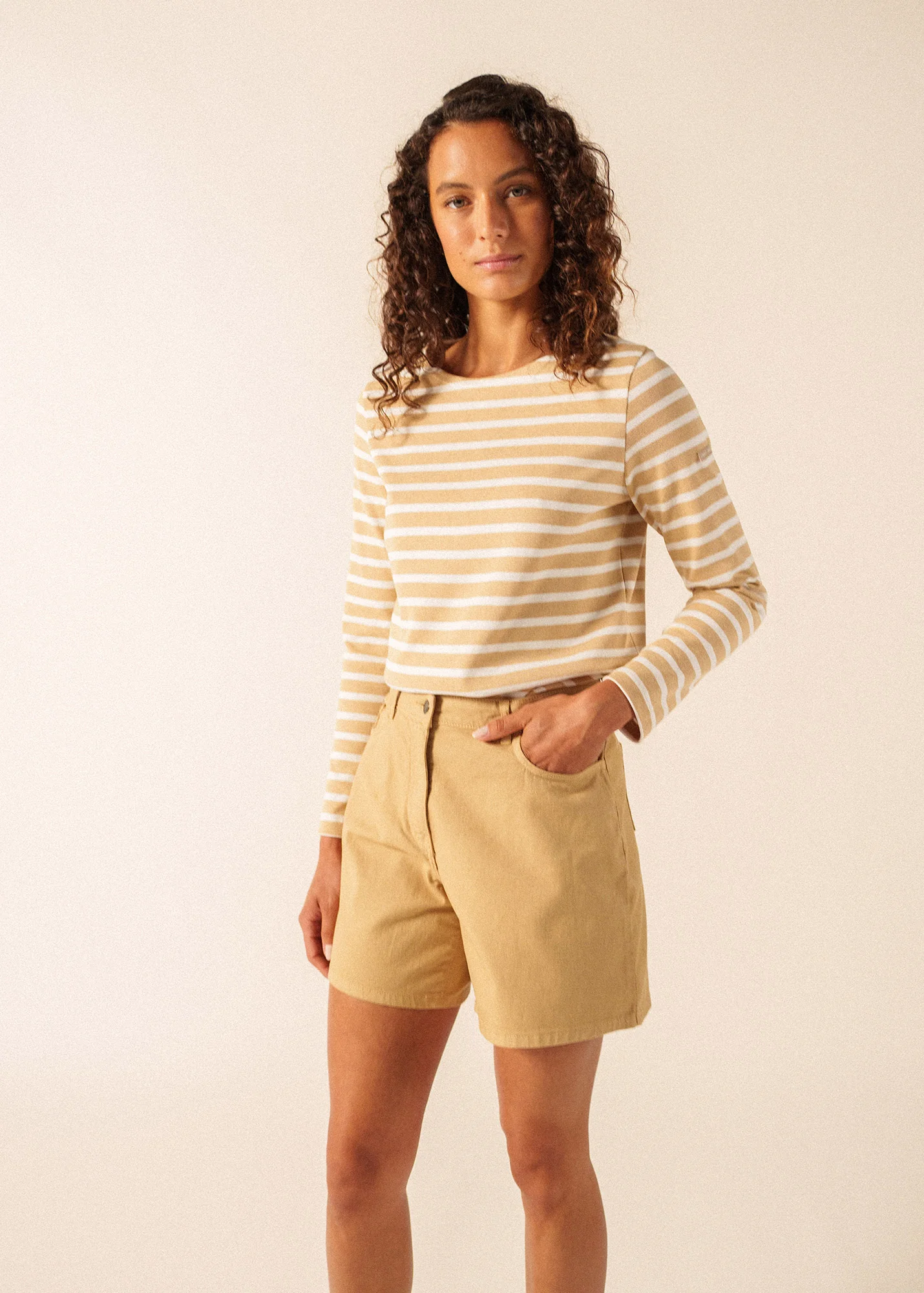 Méridame Breton shirt (TOILE/NEIGE) - Image 3