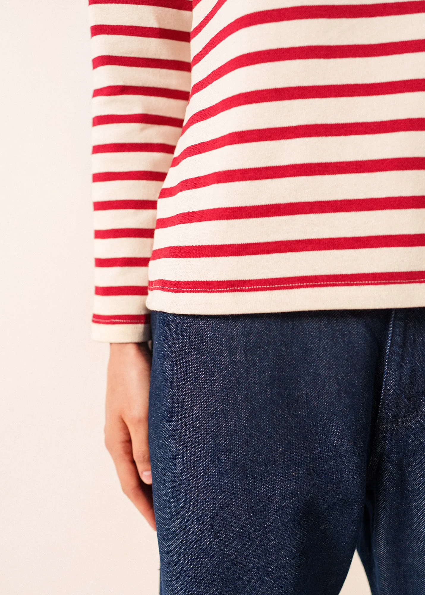 Méridame Breton shirt (ECRU/PERSAN) - Image 5