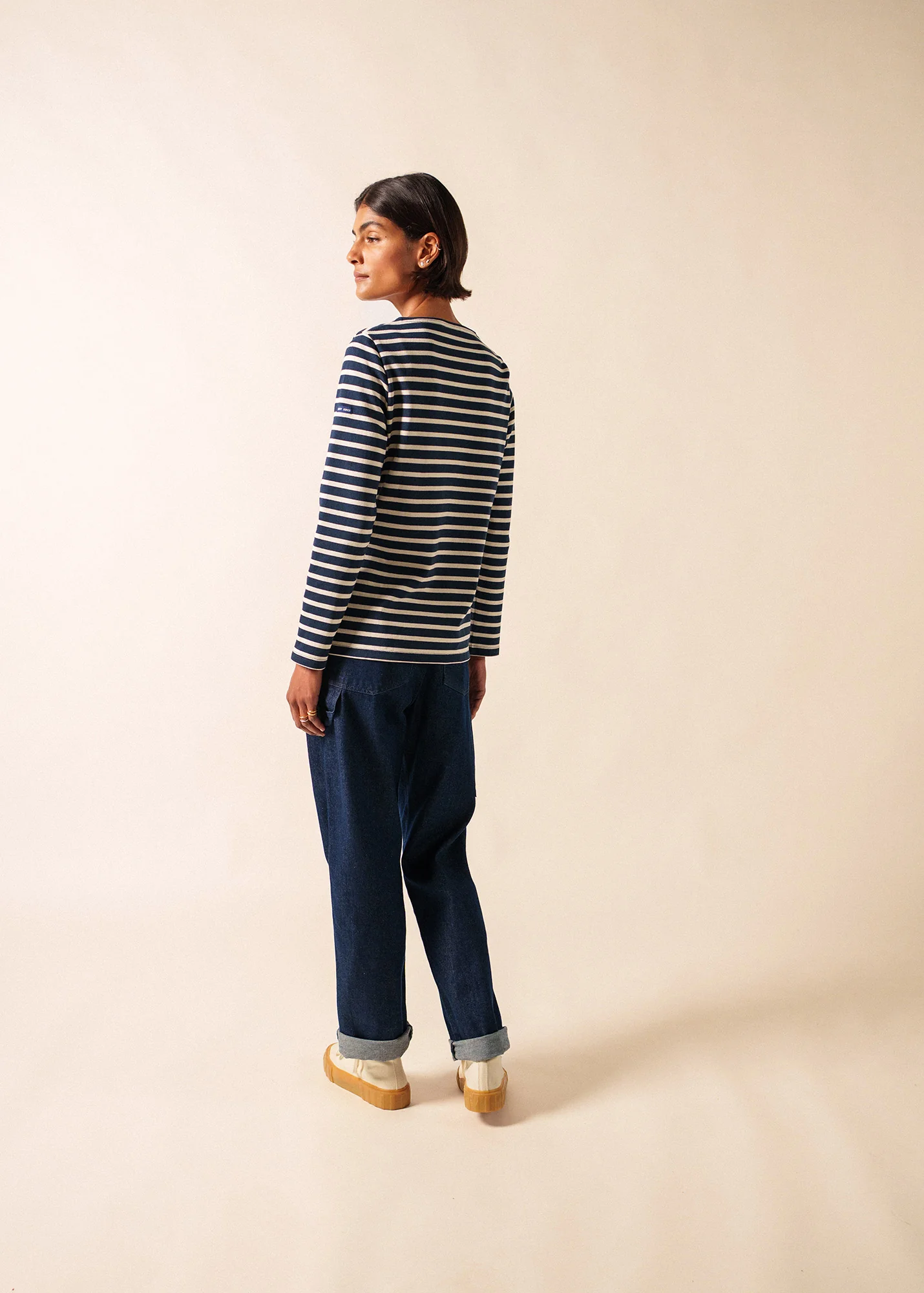 Méridame Breton shirt (MARINE/ECRU) - Image 2
