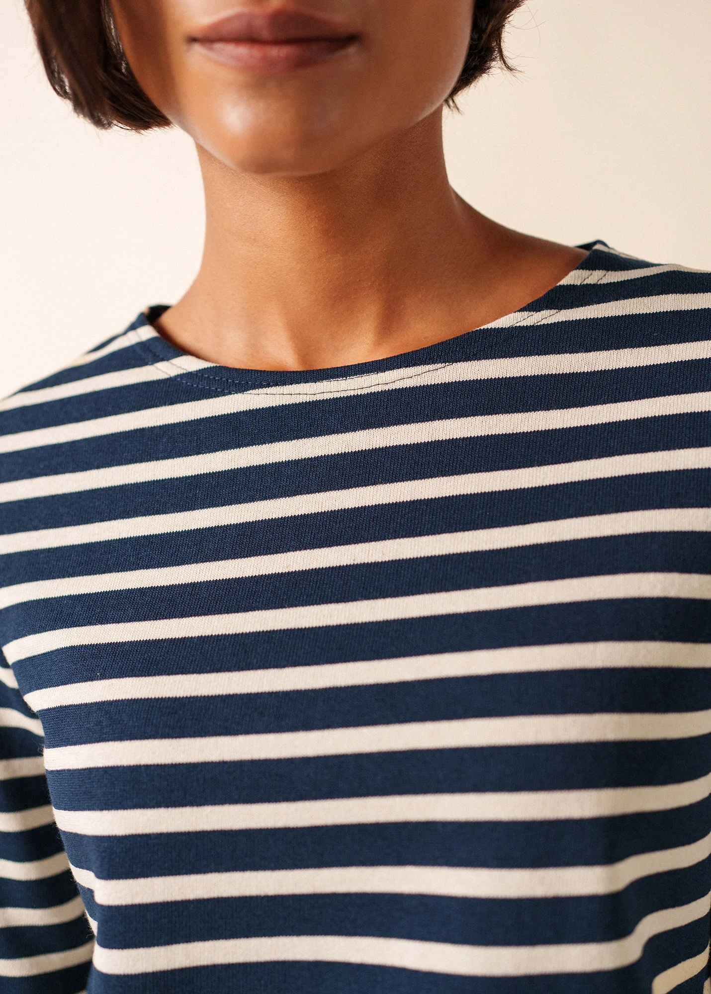 Méridame Breton shirt (MARINE/ECRU) - Image 4