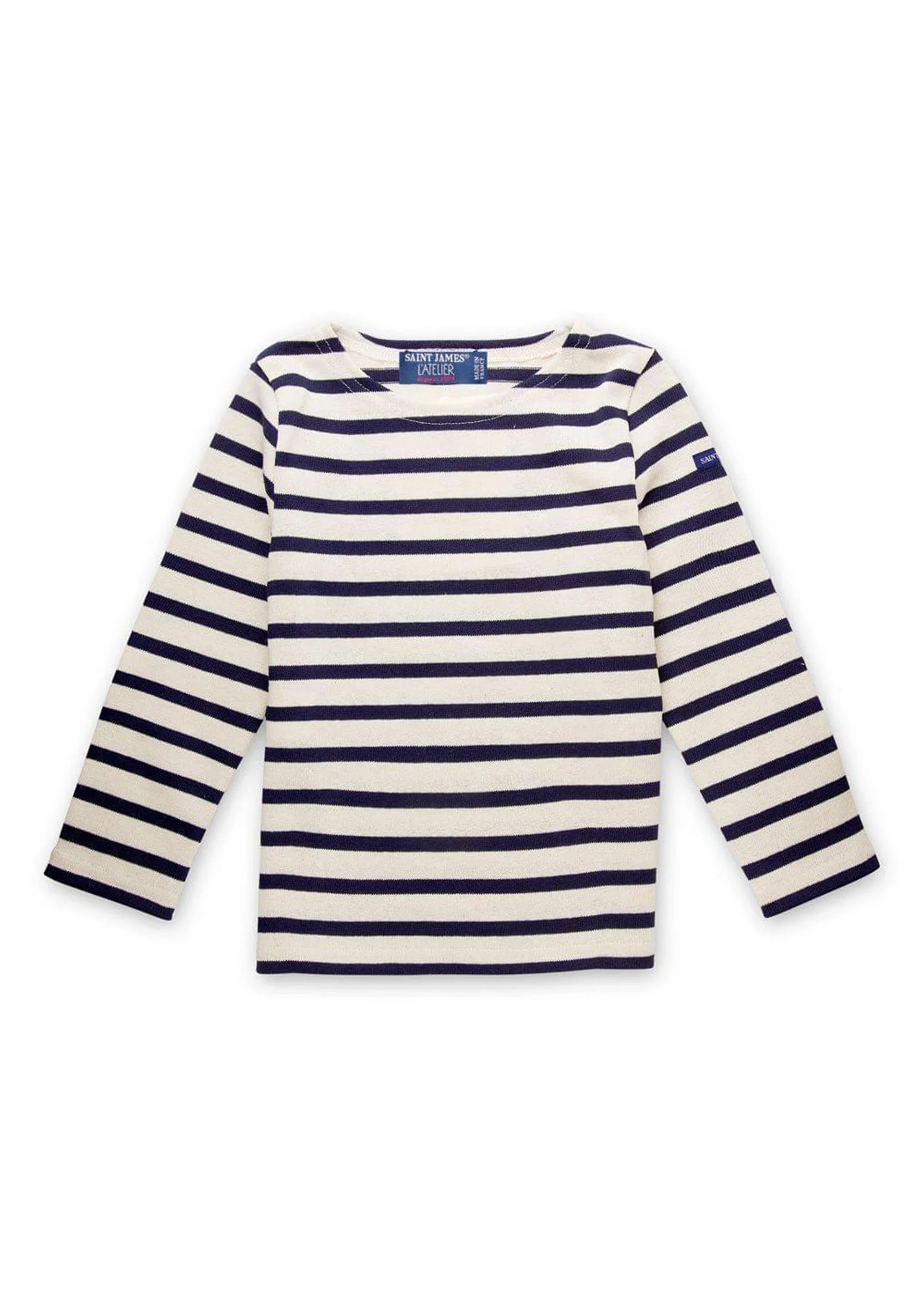 Méridien kid Breton shirt (ECRU/MARINE) - Image 3