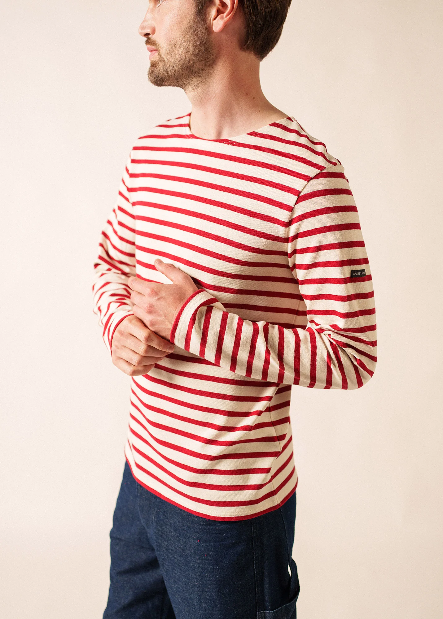 Méridien Breton shirt (ECRU/PERSAN) - Image 6