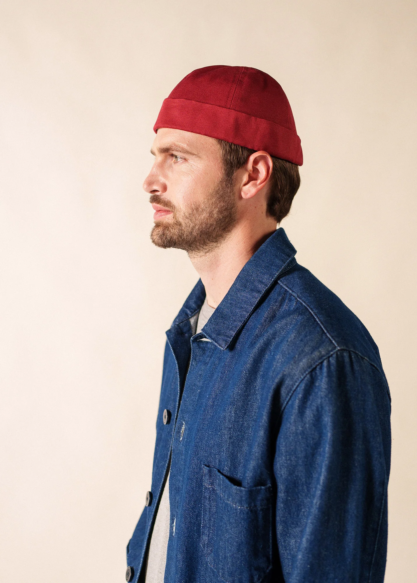 Miki Canevas hat (BRIQUE)