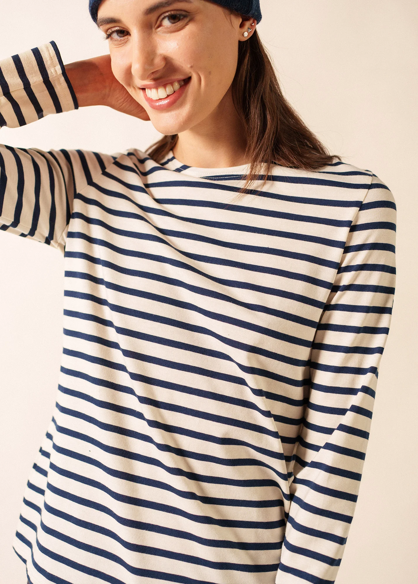 Minquidame Breton shirt (ECRU/MARINE) - Image 4