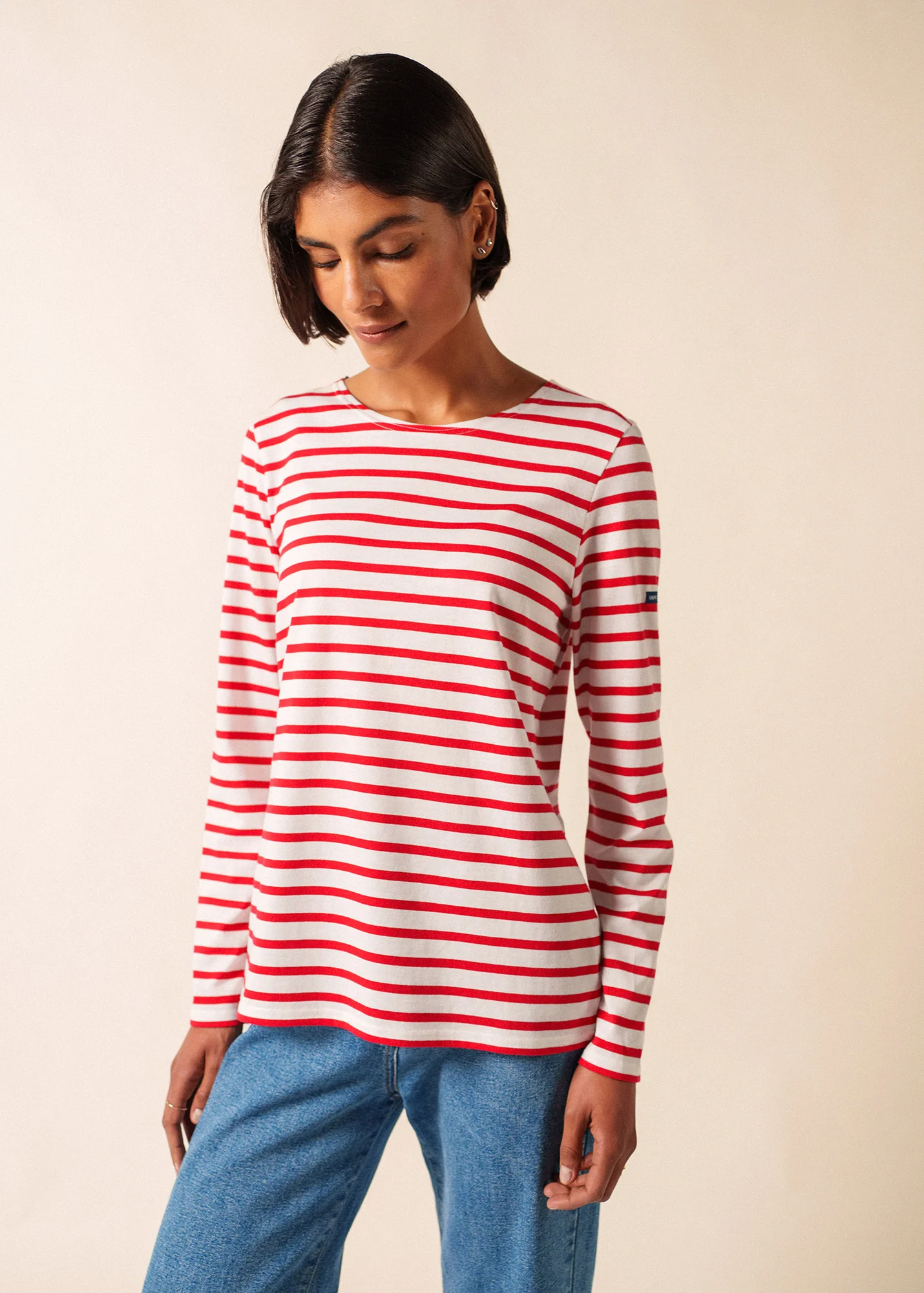 Minquidame Breton shirt (NEIGE/TULIPE) - Image 3