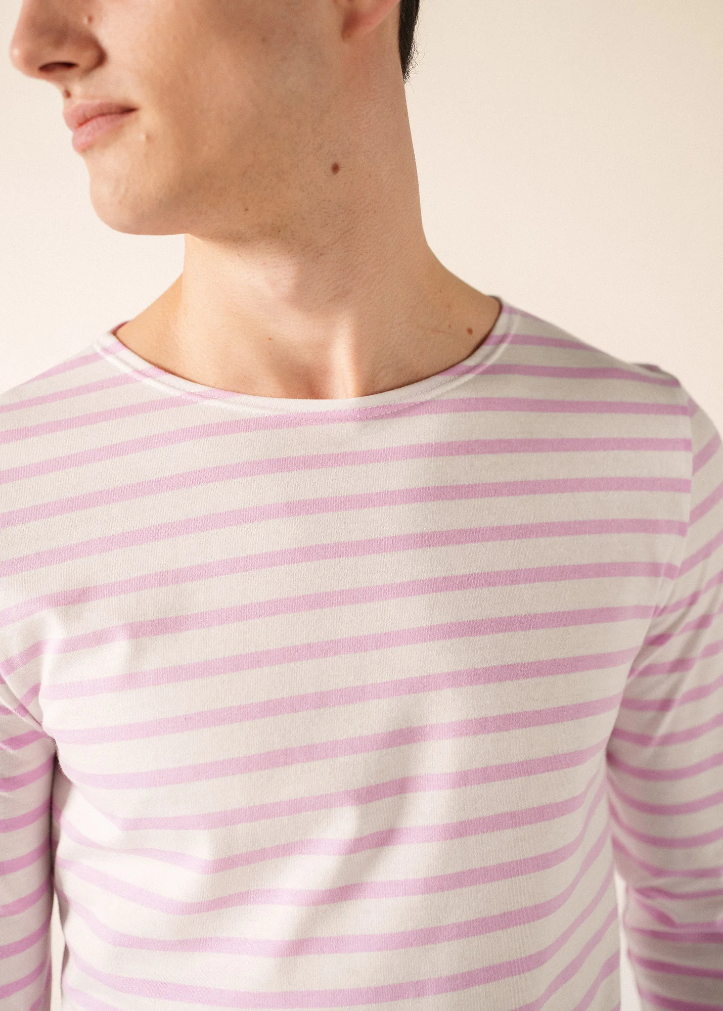 Minquiers Breton shirt (NEIGE/NACRE) - Image 3