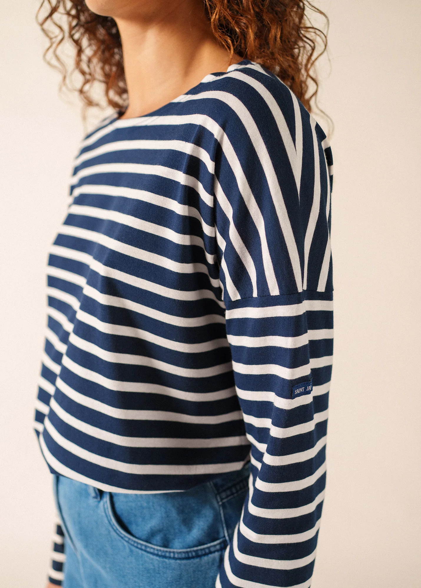 Minquiers Drop Breton shirt (MARINE/NEIGE) - Image 4