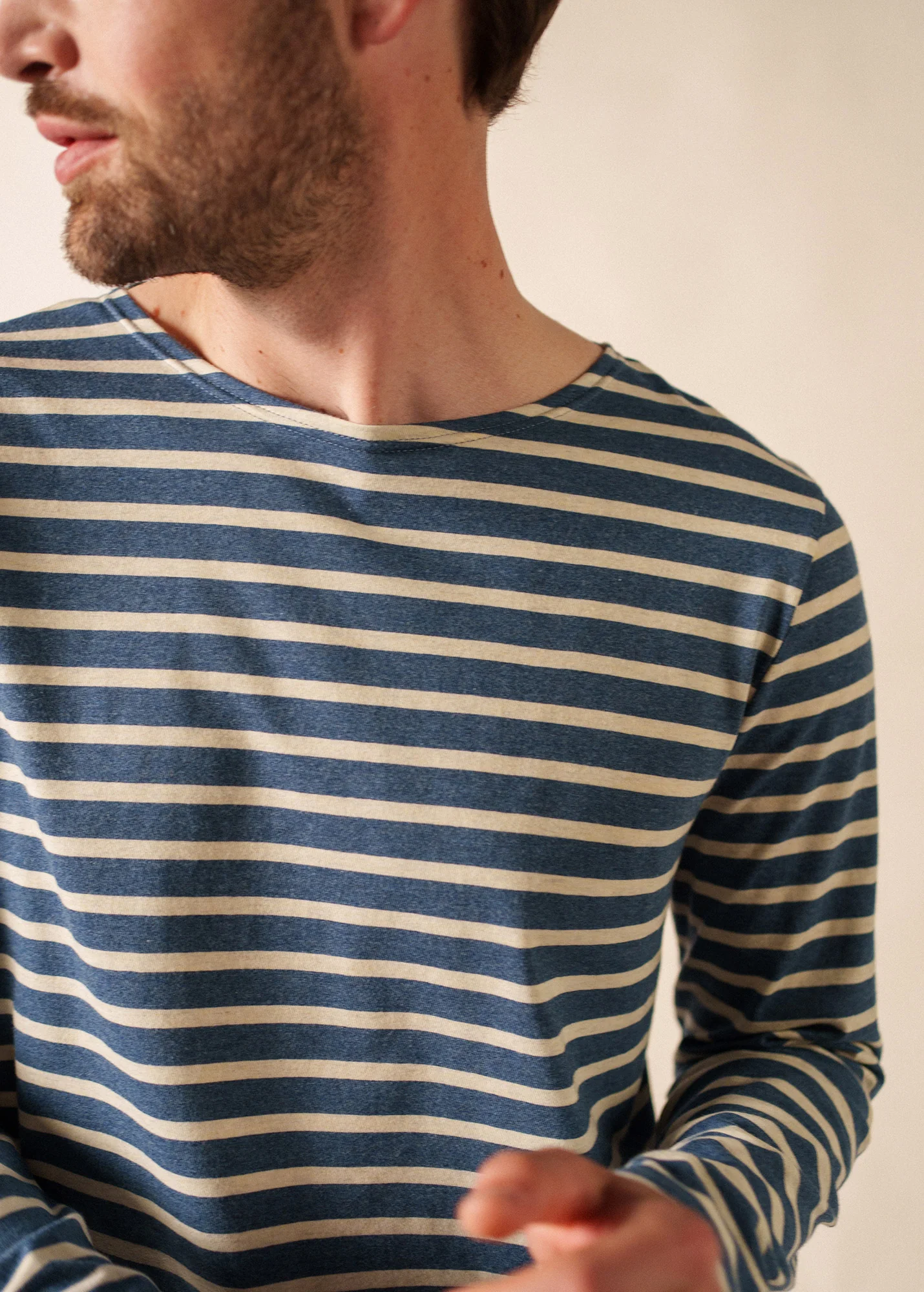 Minquiers Breton shirt (JEAN/CHANVRE) - Image 7