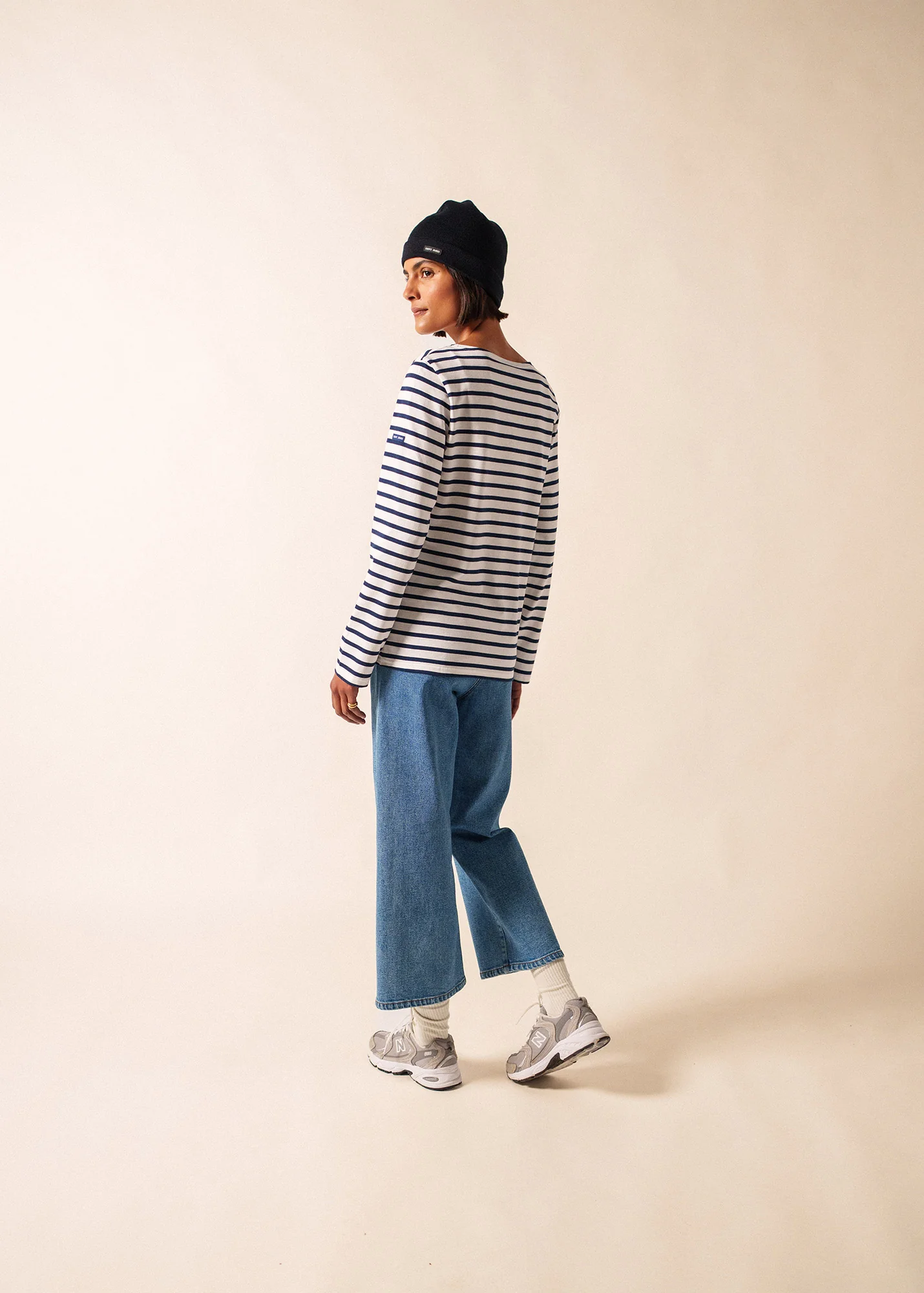 Minquiers Breton shirt (NEIGE/MARINE) - Image 5