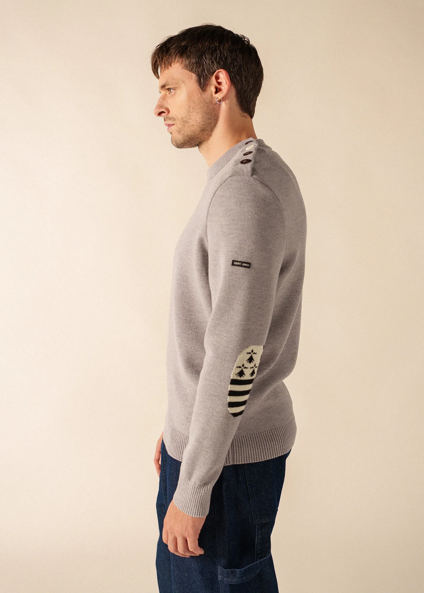 Mondiovision Bretagne jumper (PERLE CHINE/MULTICO) - Image 3