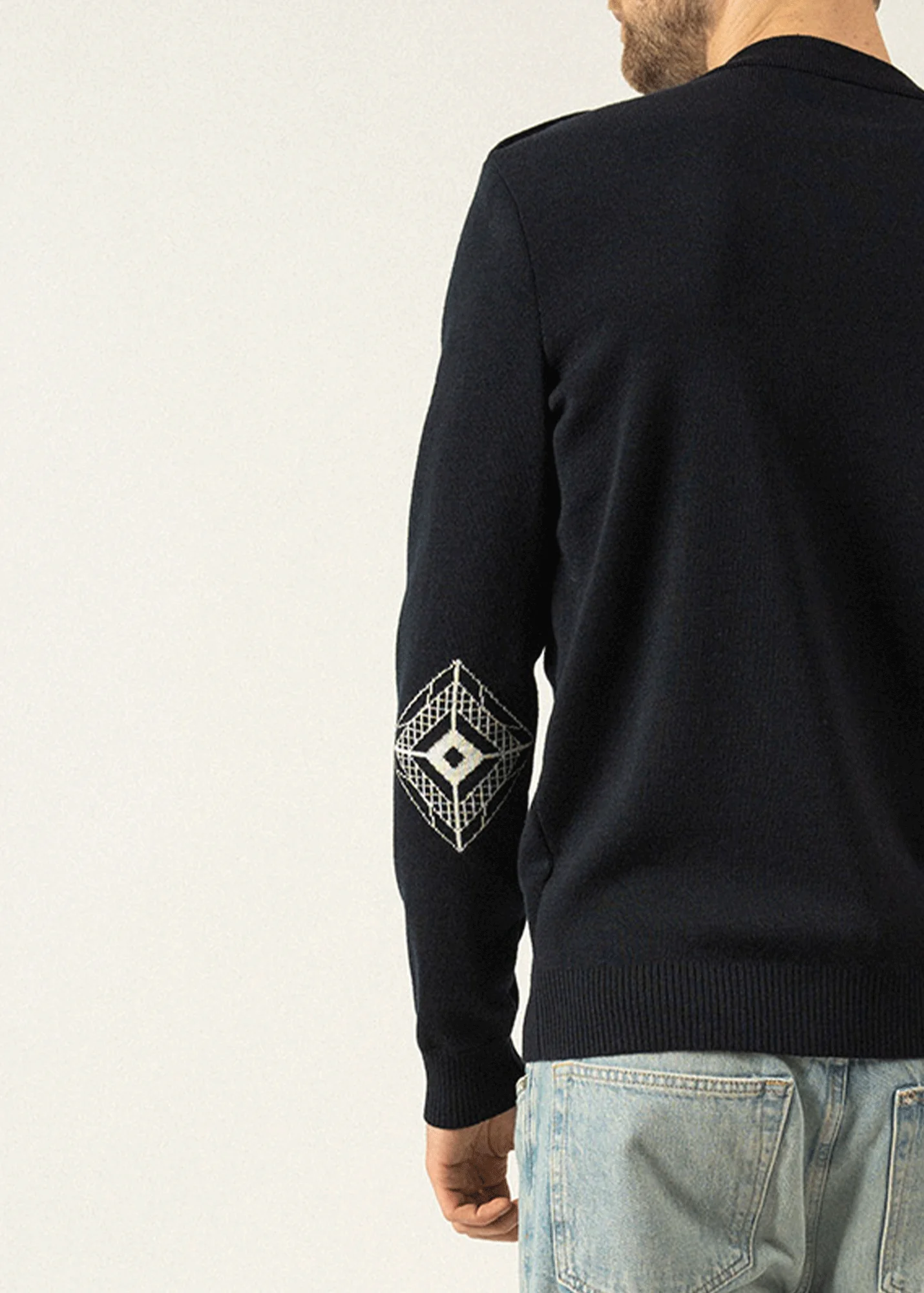 Mondiovision jumper x La tour Eiffel (NAVY/ECUME) - Image 4