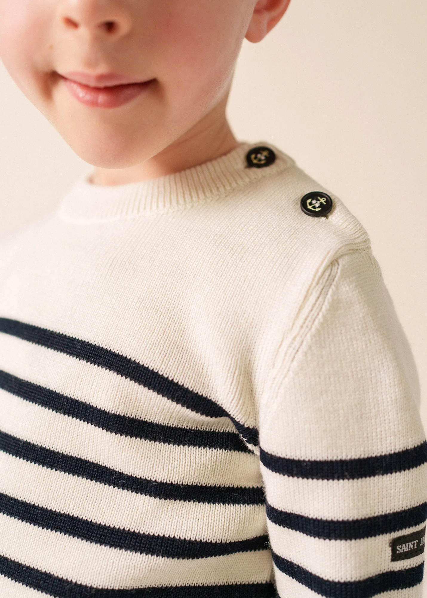 Moussaillon striped jumper (ECUME/NAVY) - Image 3
